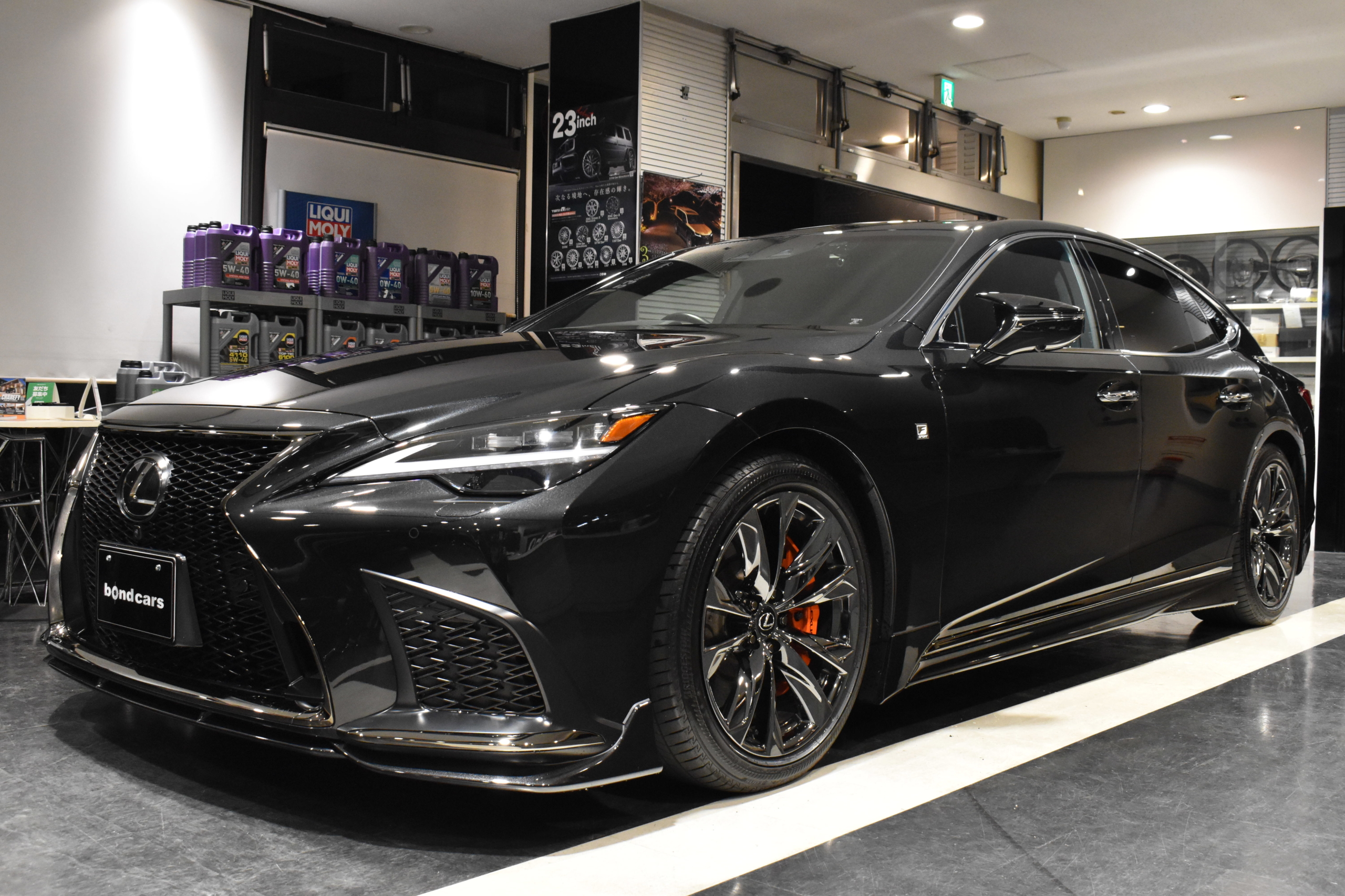 LEXUS LS500 FSPORT TRDＦ／Ｓ／Ｒ／リアマフラー／ミラーカバー　カーボントランクスポイラー　マークレビンソン　レーダー＆ドライブレコーダー