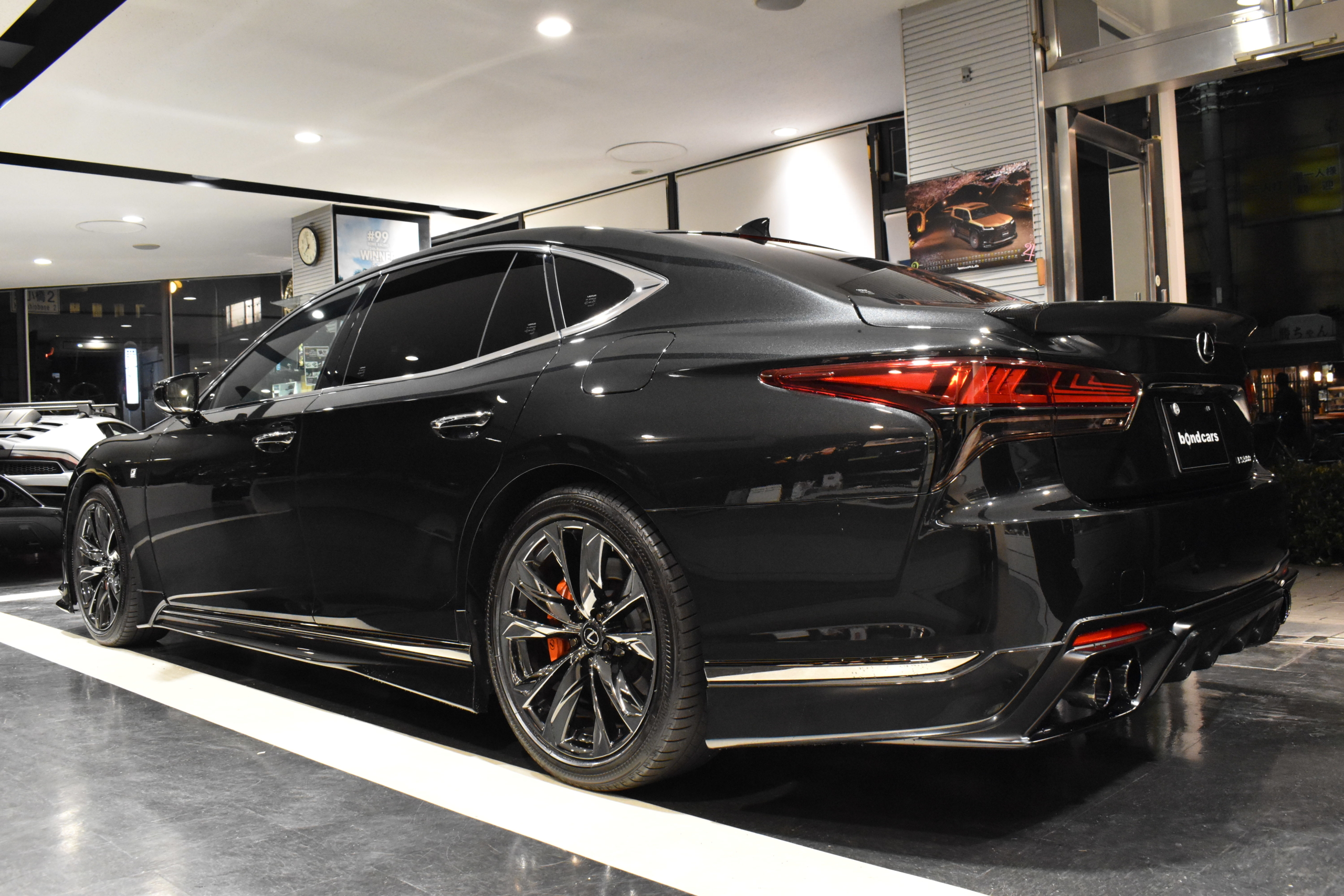 LEXUS LS500 FSPORT TRDＦ／Ｓ／Ｒ／リアマフラー／ミラーカバー　カーボントランクスポイラー　マークレビンソン　レーダー＆ドライブレコーダー