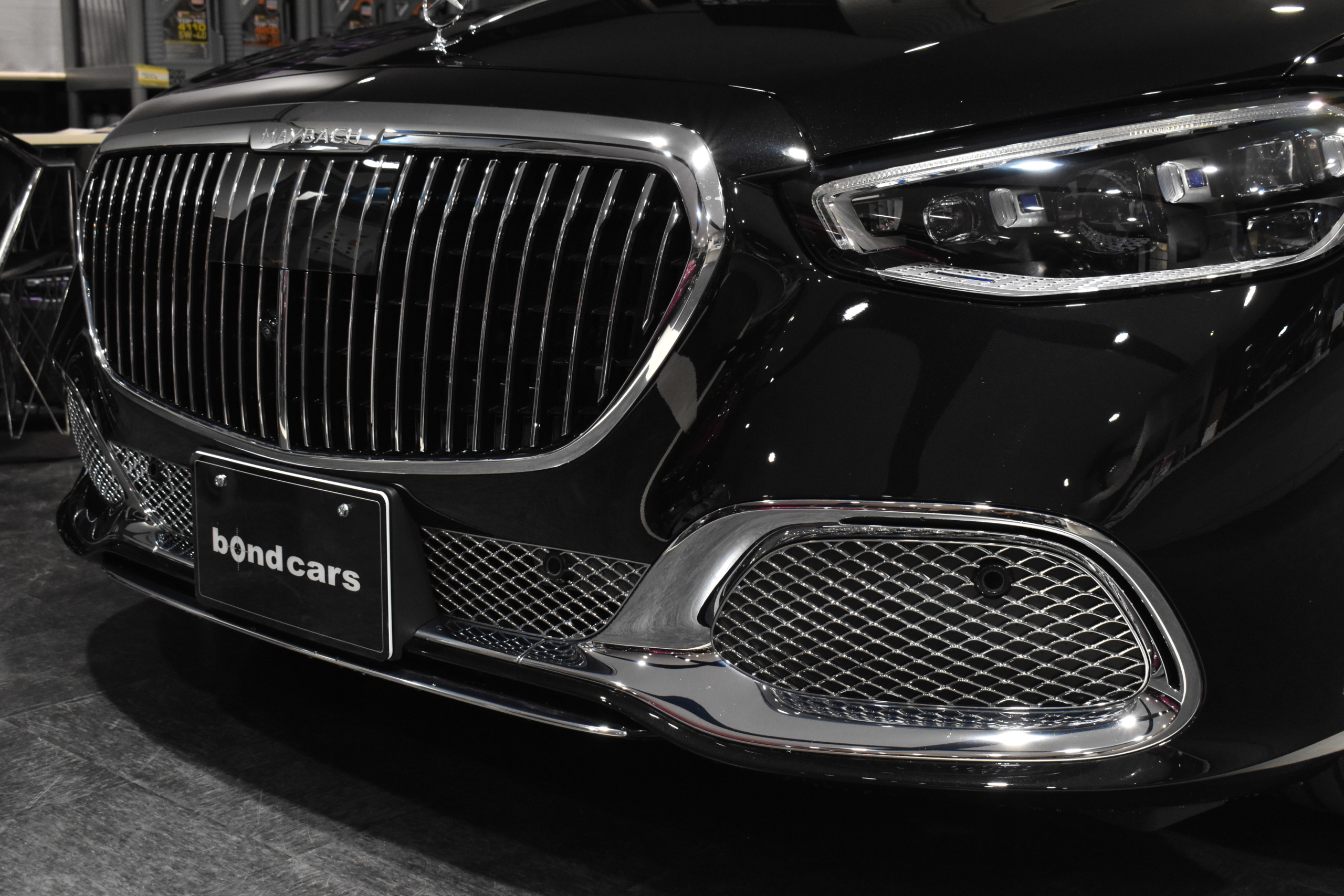 メルセデスマイバッハ　S580　4MATIC　オブシディアンブラック　グレーレザーシート　HYPERFORGED LC-5 ２２インチＡＷ　ロワリングキット　フロントメッキグリル　3Ｄツィーター 　レーダー＆ドライブレコーダー