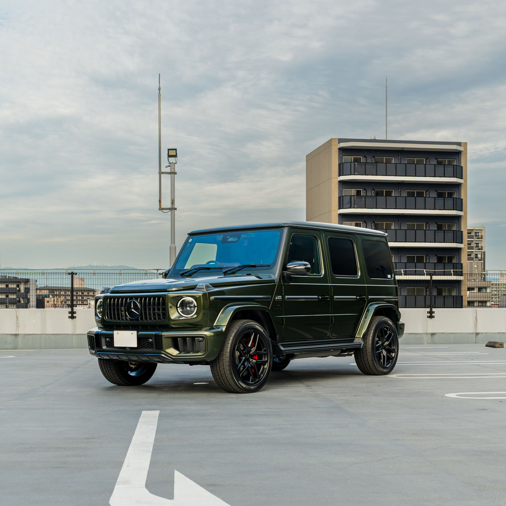 G63 デジーノオリーブグリーン サイドステップ イージークローザー カスタム