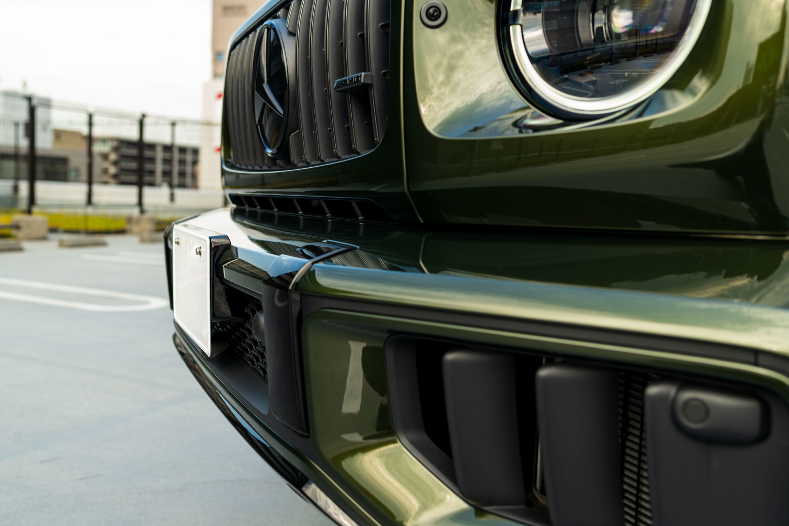 G63 デジーノオリーブグリーン サイドステップ イージークローザー カスタム
