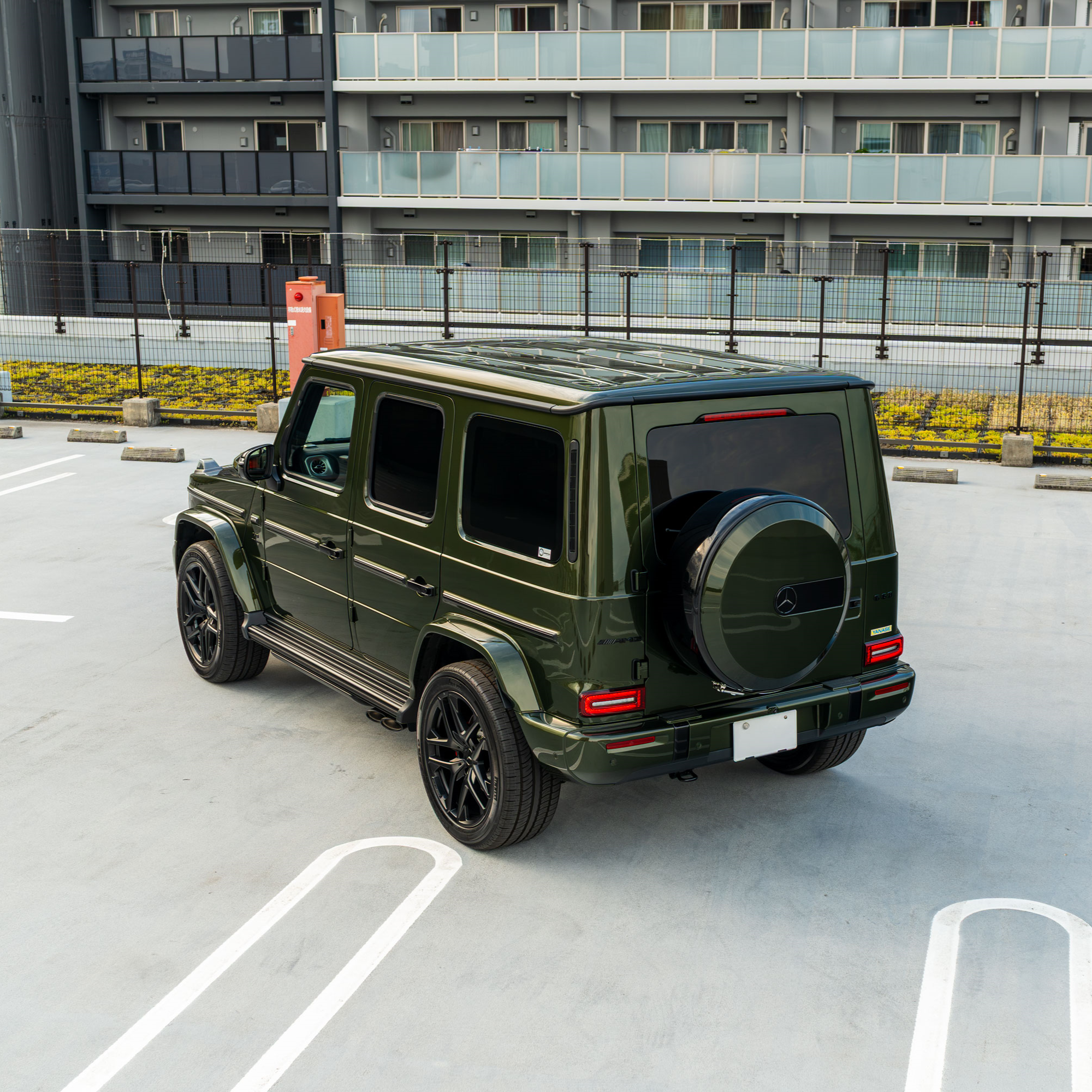 G63 デジーノオリーブグリーン サイドステップ イージークローザー カスタム