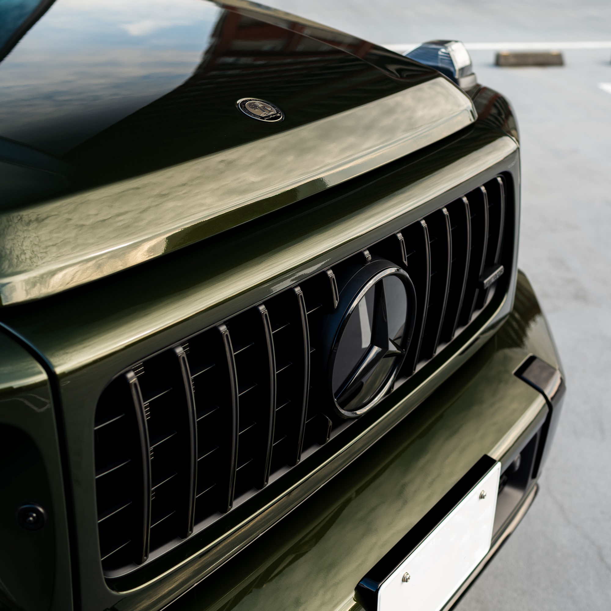 G63 デジーノオリーブグリーン サイドステップ イージークローザー カスタム