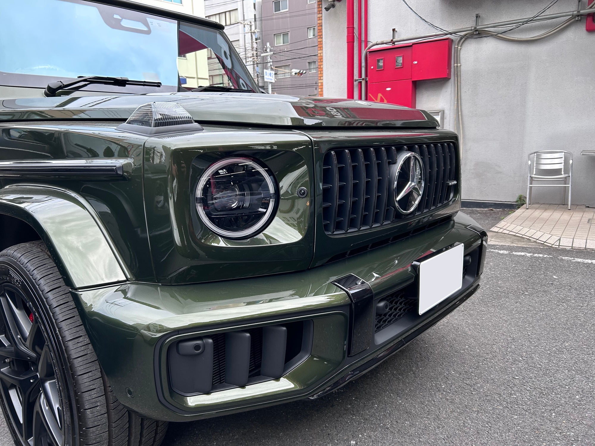 G63 デジーノオリーブグリーン サイドステップ イージークローザー カスタム