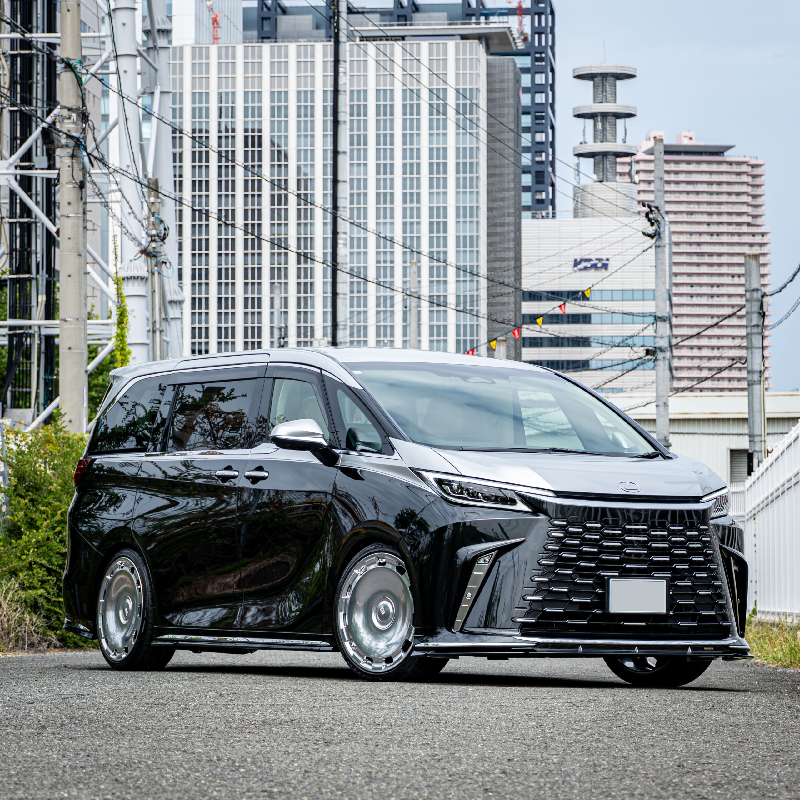 LEXUS LM500h×BC Forged/ARTISAN SPIRIT/BC Racing/ハーフラッピング　ボンド大阪