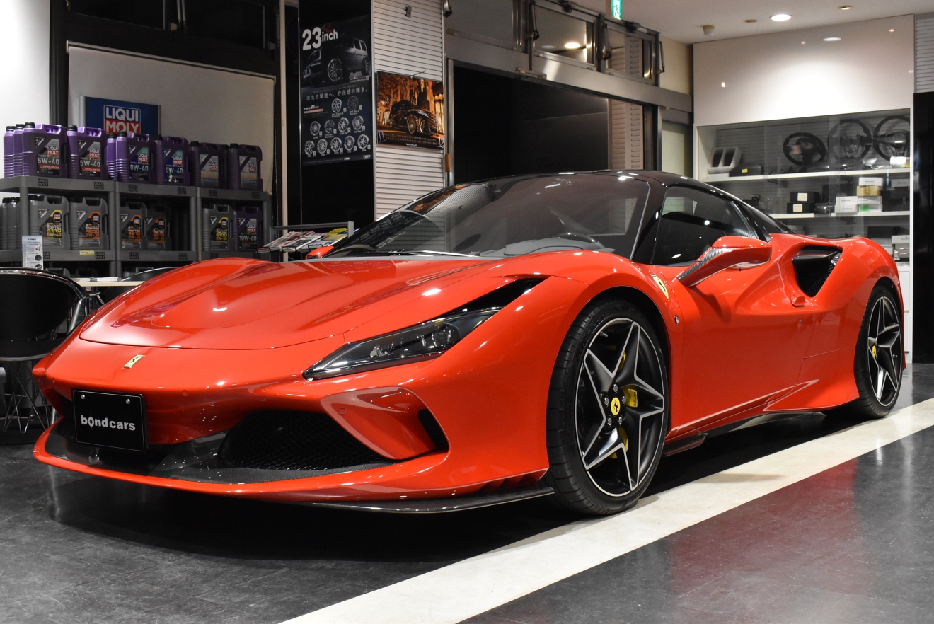 Ferrari　フェラーリ　F8スパイダー　ロッソコルサ　NOVITEC　ラッピング　ボンド大阪　ボンドカーズ　