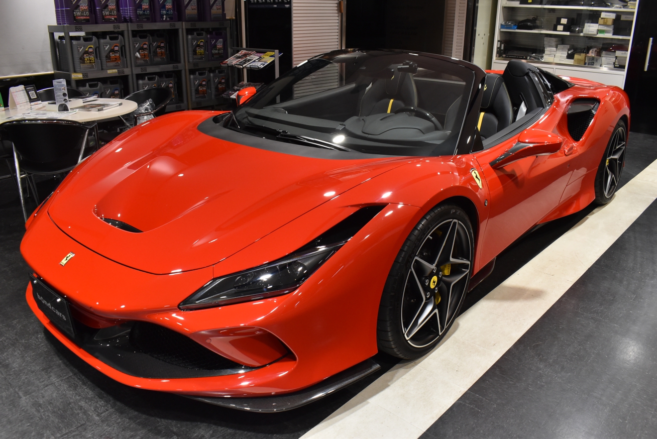 Ferrari　フェラーリ　F8スパイダー　ロッソコルサ　NOVITEC　ラッピング　ボンド大阪　ボンドカーズ　