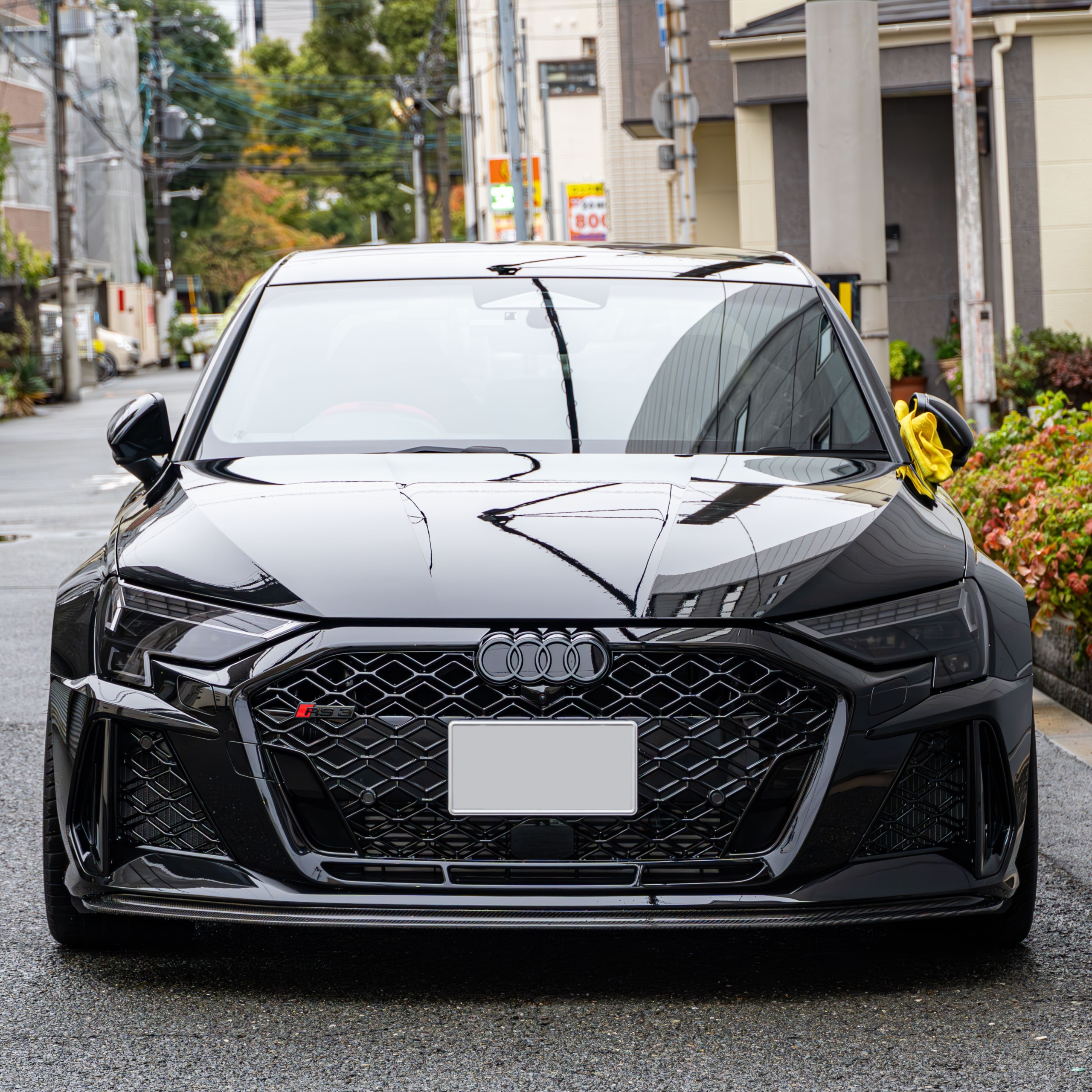 AUDI RS3 8Y 後期 sedan×KW HAS・スペーサー・add Performance・STEK・煌コーティング・カーボンパーツetc. ボンド大阪
