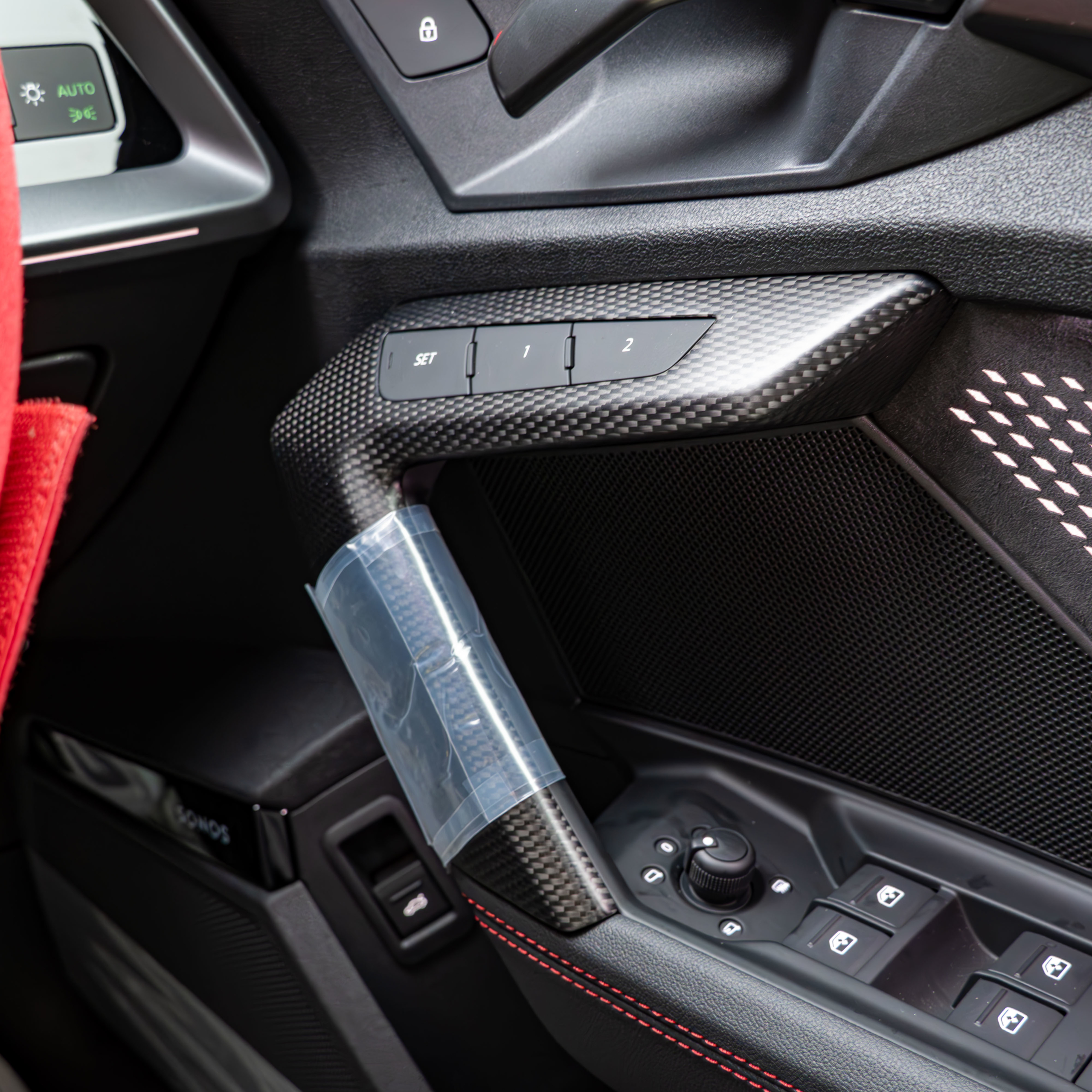 AUDI RS3 8Y 後期 sedan×KW HAS・スペーサー・add Performance・STEK・煌コーティング・カーボンパーツetc. ボンド大阪