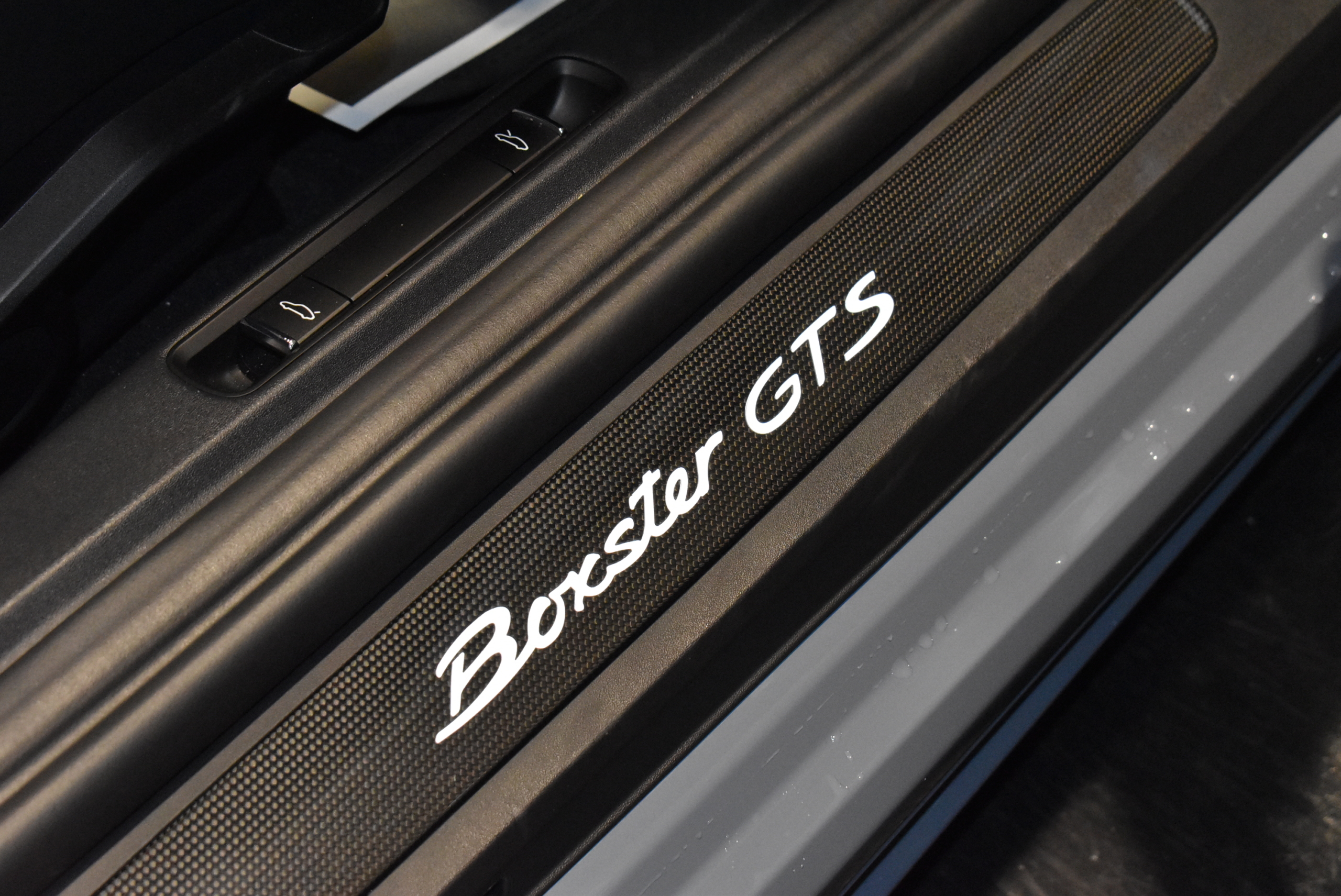 718 Boxster GTS4.0 アークティックグレー 右H スポクロ スポエグ ACC PDLS+LEDヘッドライト カーボンインテリアPKG Race-Tex インテリアレザーアイテム シートベンチレーション