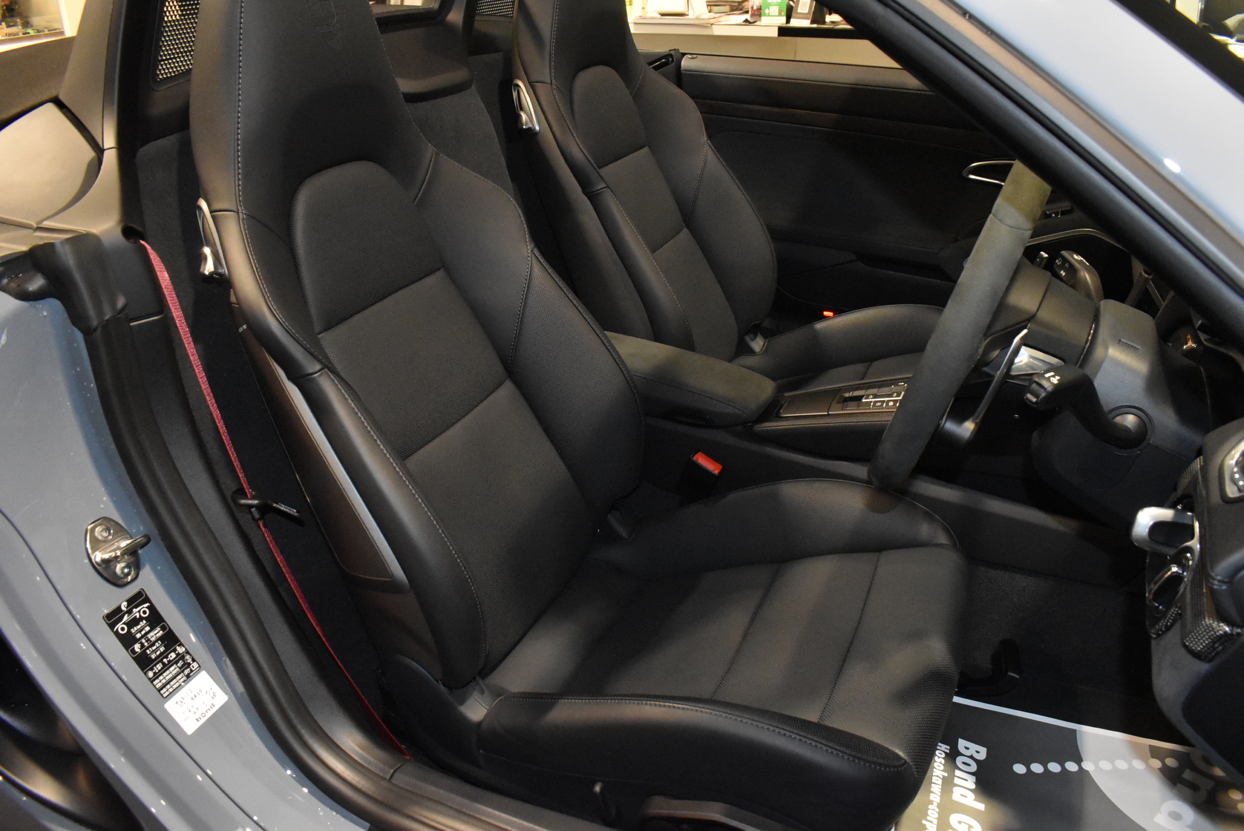 718 Boxster GTS4.0 アークティックグレー 右H スポクロ スポエグ ACC PDLS+LEDヘッドライト カーボンインテリアPKG Race-Tex インテリアレザーアイテム シートベンチレーション