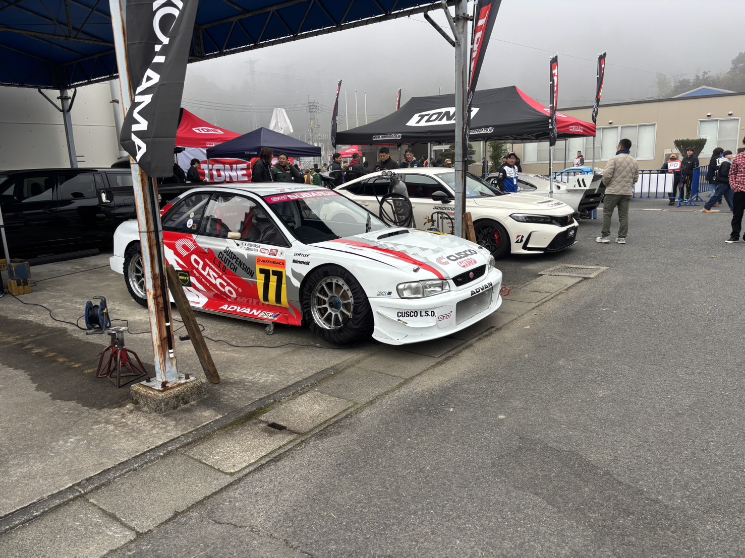 真庭速祭　イベント　ボンドブース　チューニングカー　真庭最速　モーターヘッド　ボンドショップ　ボンドカーズ　ボンドグループ