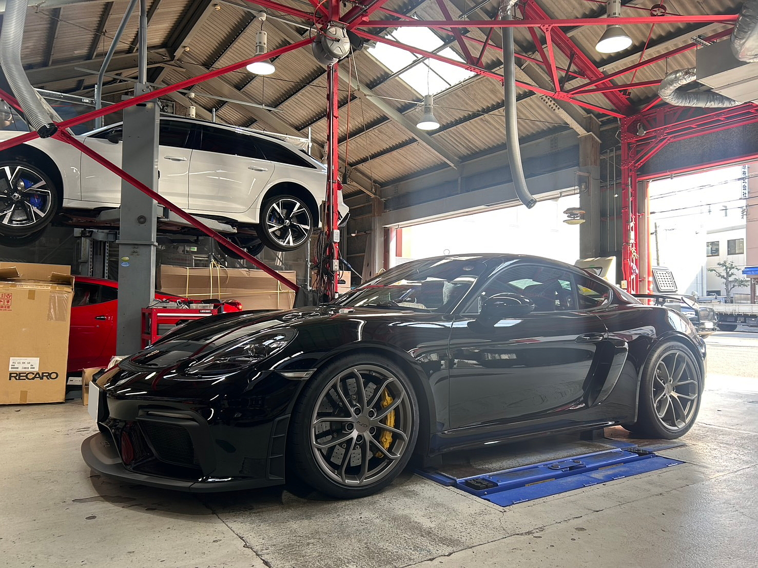718 ケイマン GT4 RECARO マグネシウム鍛造　ホイール　カスタム
