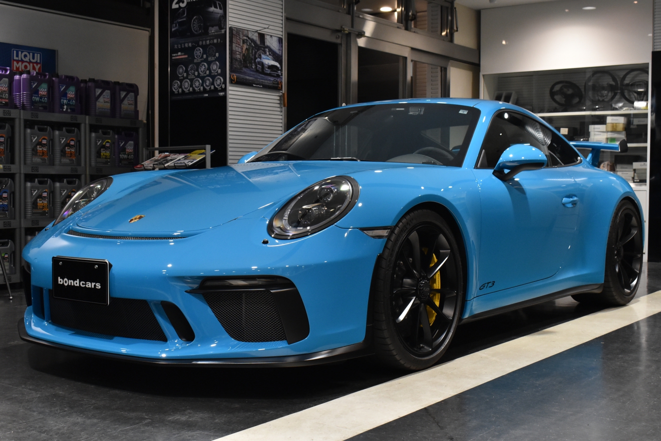 ポルシェ　911　991.2　GT3　マイアミブルー　6MT　NEWPRICE　ボンド大阪　ボンドカーズ　ボンドグループ