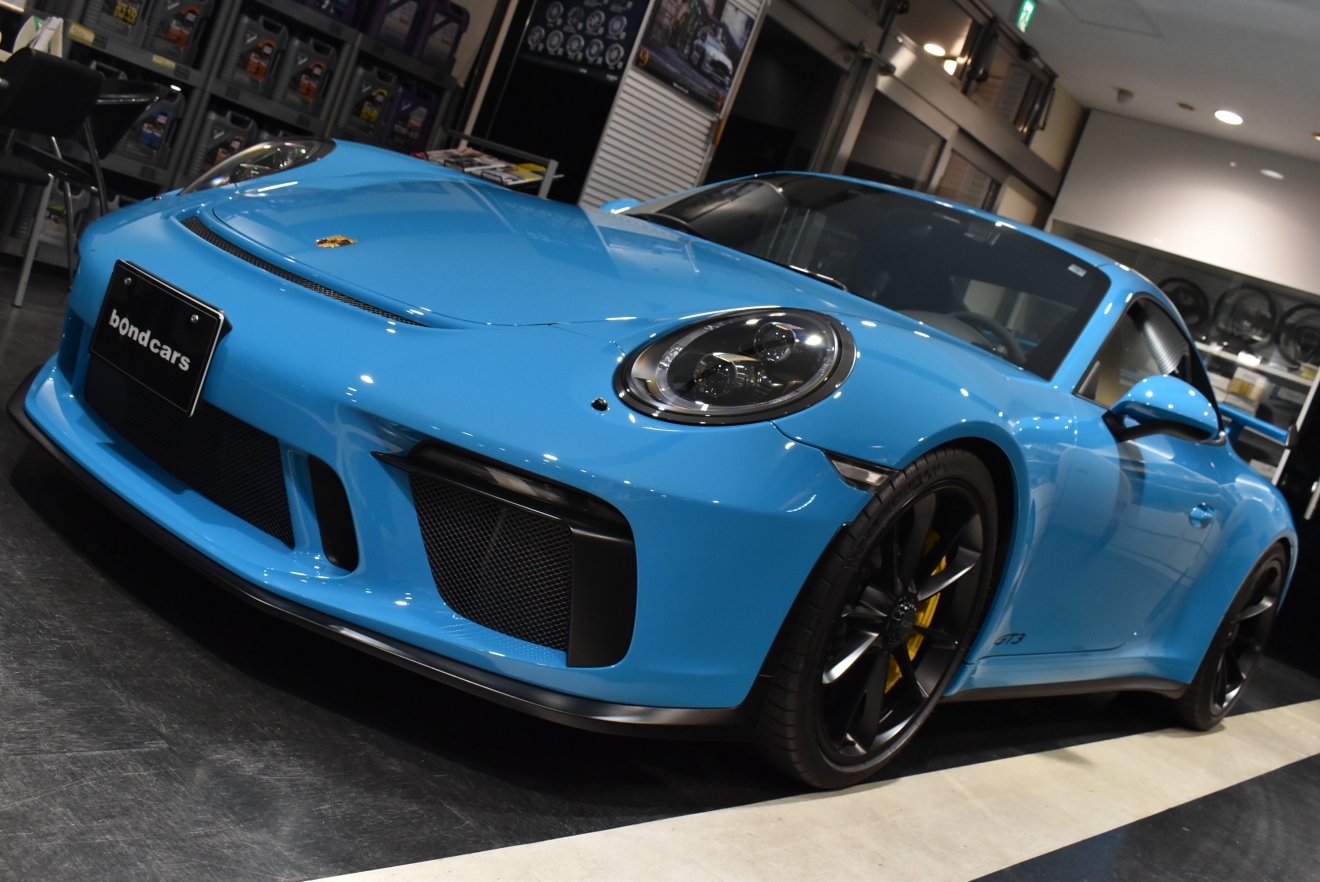 ポルシェ　911　991.2　GT3　マイアミブルー　6MT　NEWPRICE　ボンド大阪　ボンドカーズ　ボンドグループ