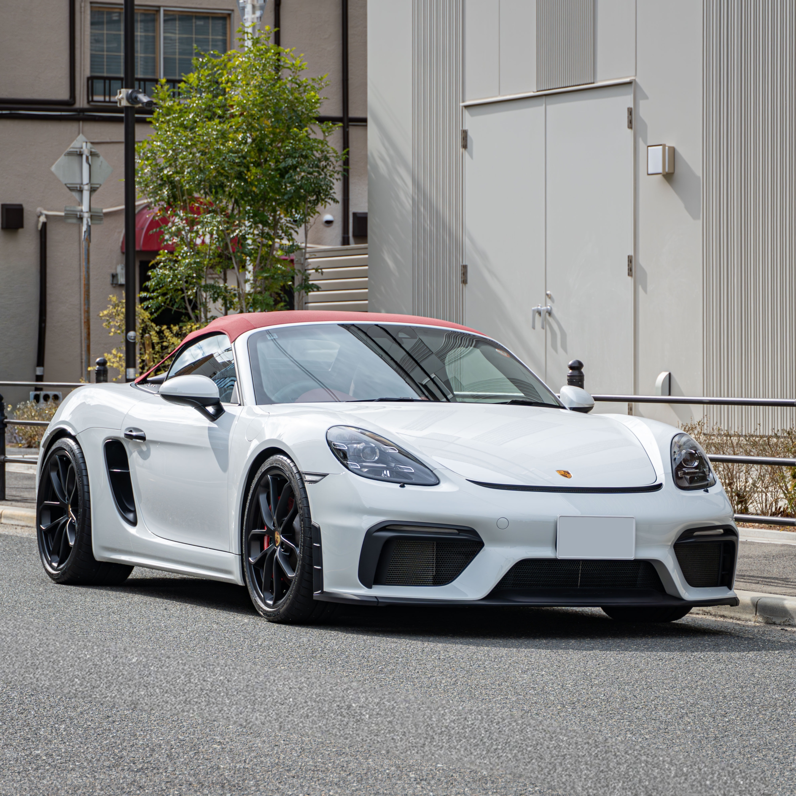 PORSCHE 718Spyder×ROBERUTA・ASR・ホイールペイント ボンド大阪