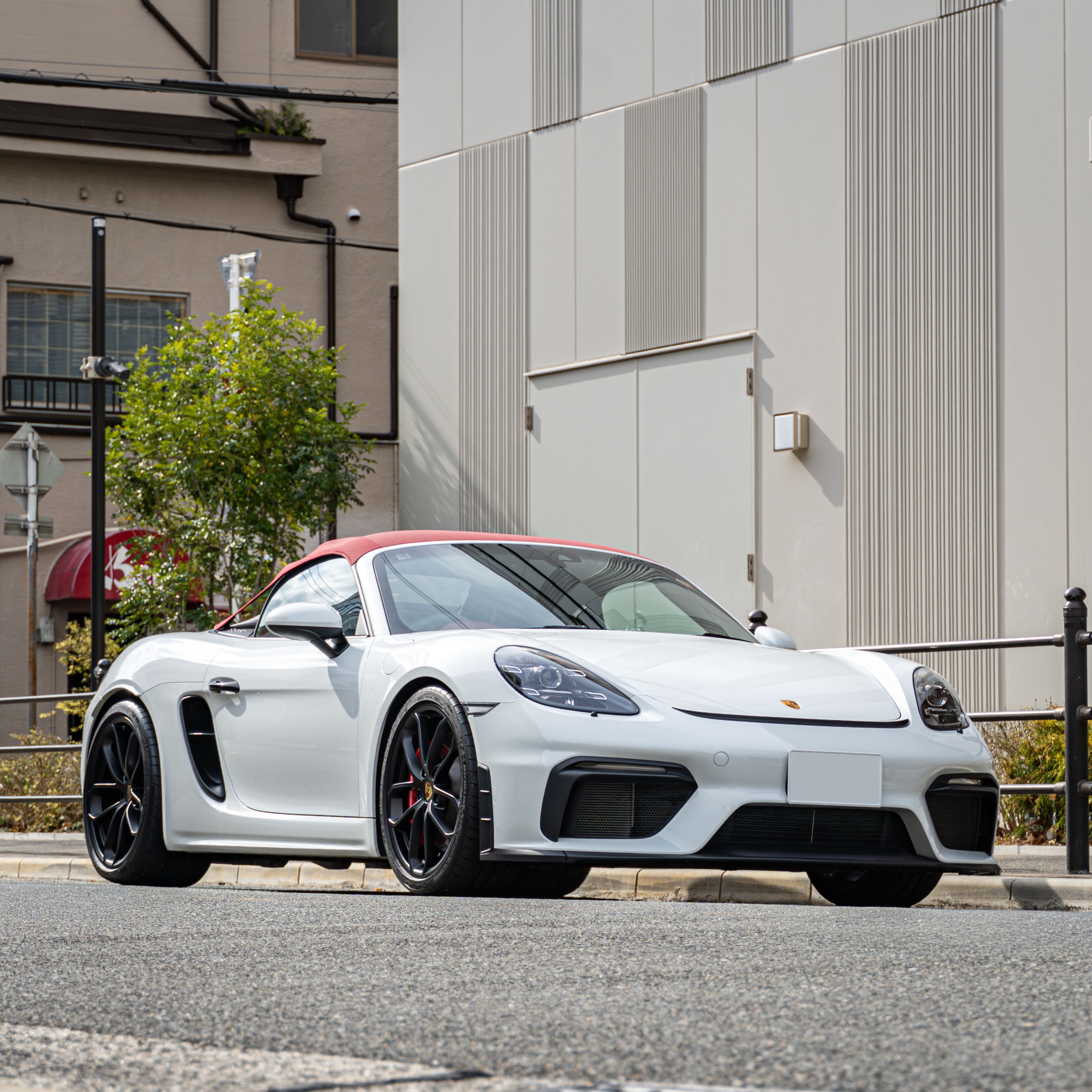 PORSCHE 718Spyder×ROBERUTA・ASR・ホイールペイント　ボンド大阪