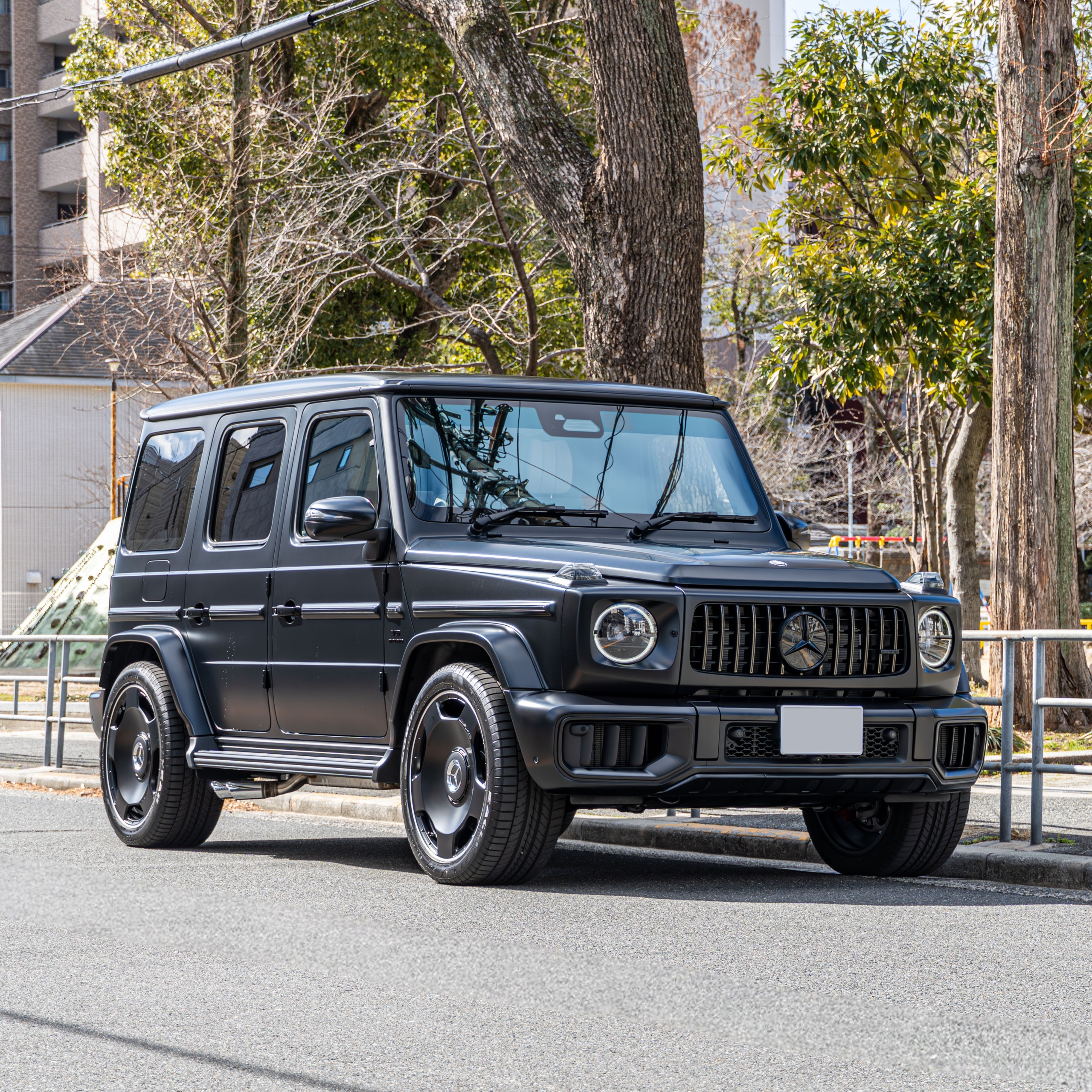 W465 G63 AMG×iiD ダウンサス/スペーサー/ナンバーベース・マーヴェラス パッド・カッティングシート ボンド大阪