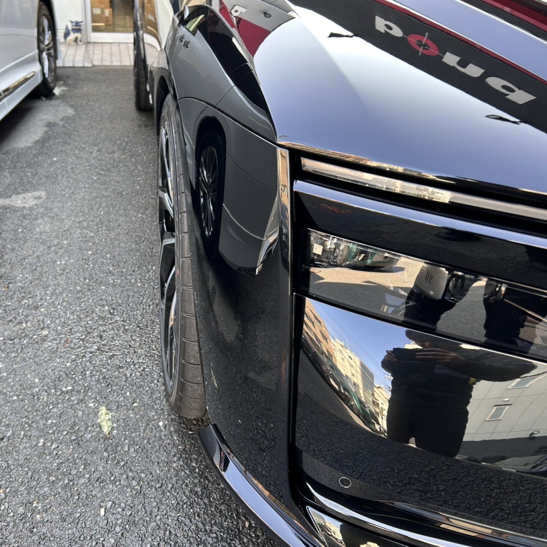 ロールスロイス　スペクター　ホイール交換　カスタム　デジタルインナーミラー　ローダウン