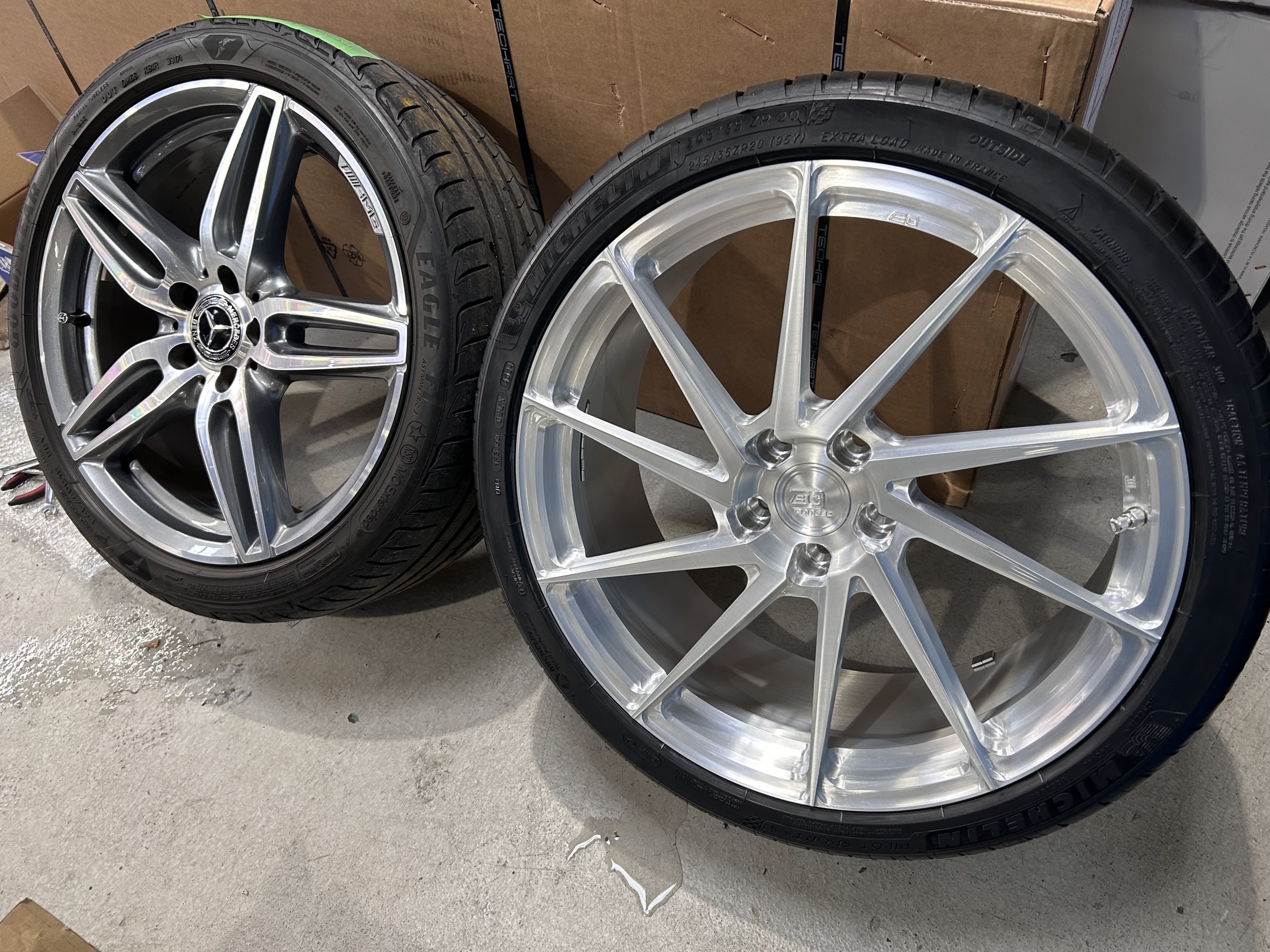 ベンツ W213 E250 BCforged ホイール交換　カスタム