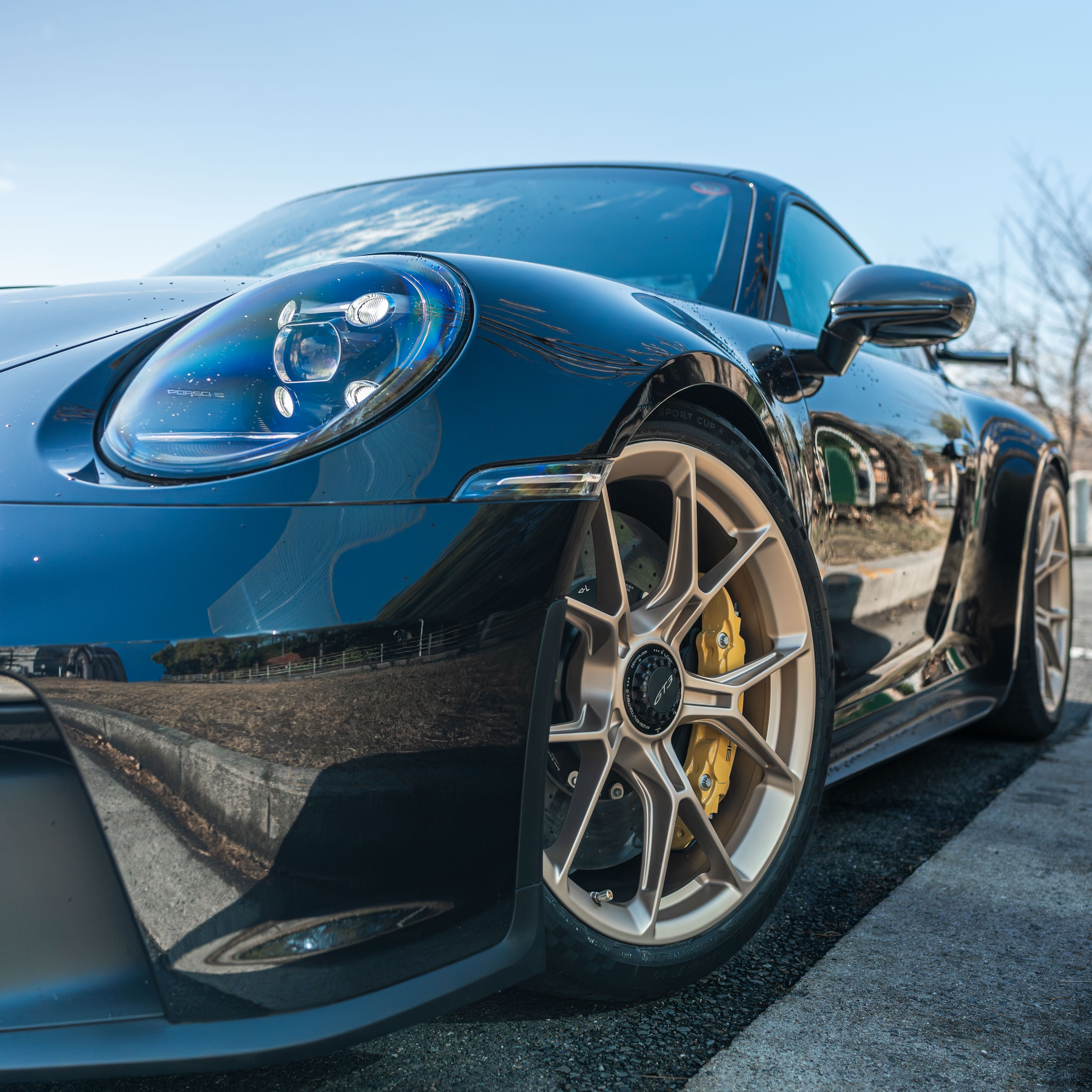 ポルシェ 992 GT3 ホイールペイント ミシュラン