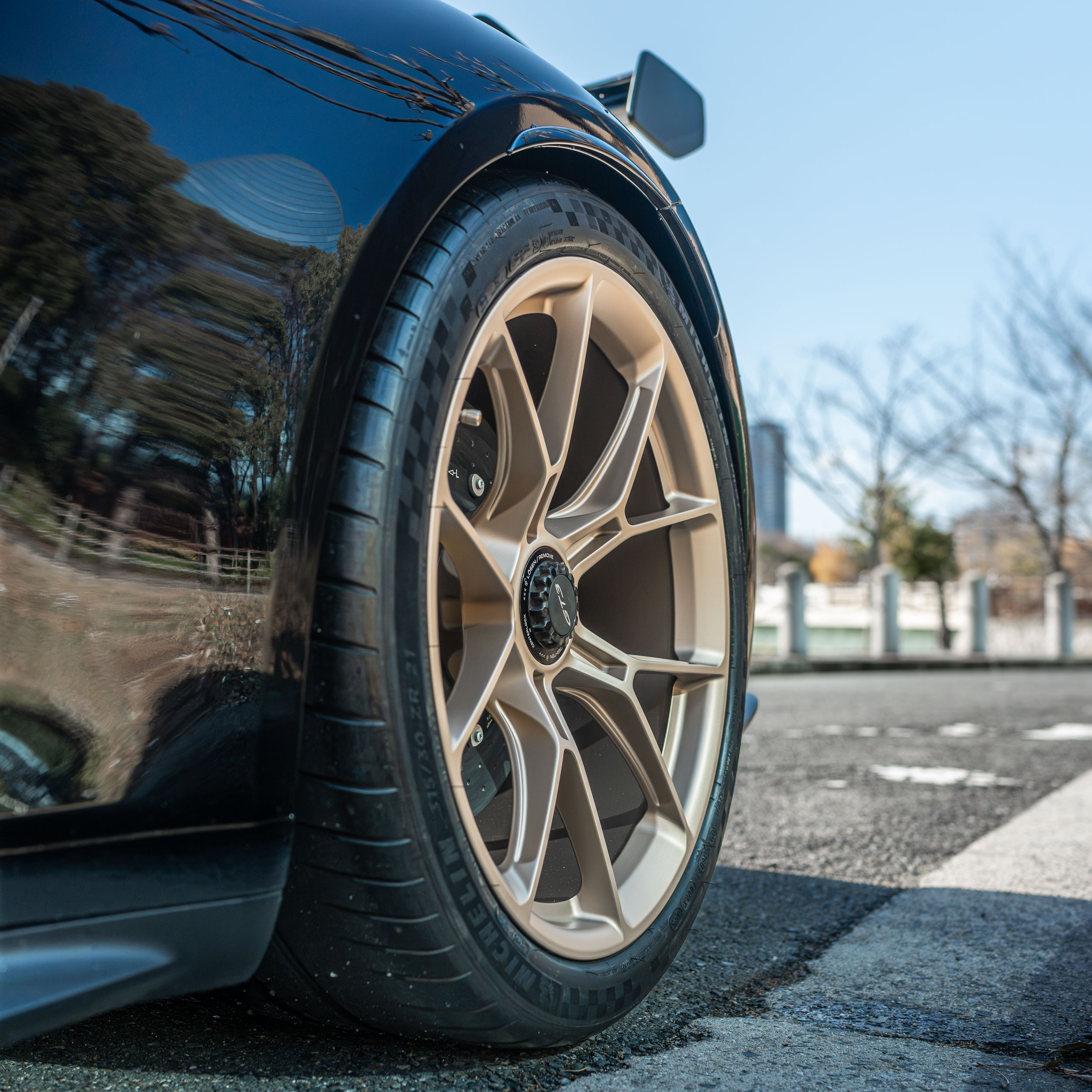ポルシェ 992 GT3 ホイールペイント