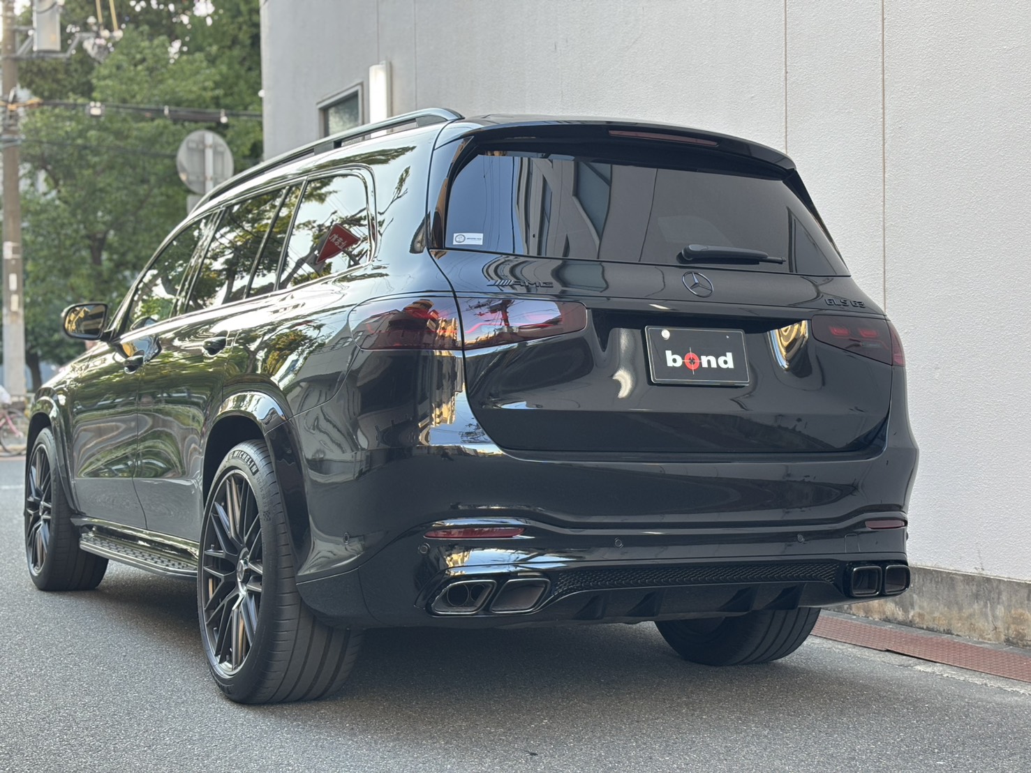 メルセデスAMG　GLS63　ナイトパッケージ　プロテクションフィルム　PPF　ブラックアウト　カスタム　bond大阪　ボンドカーズ　ボンドグループ