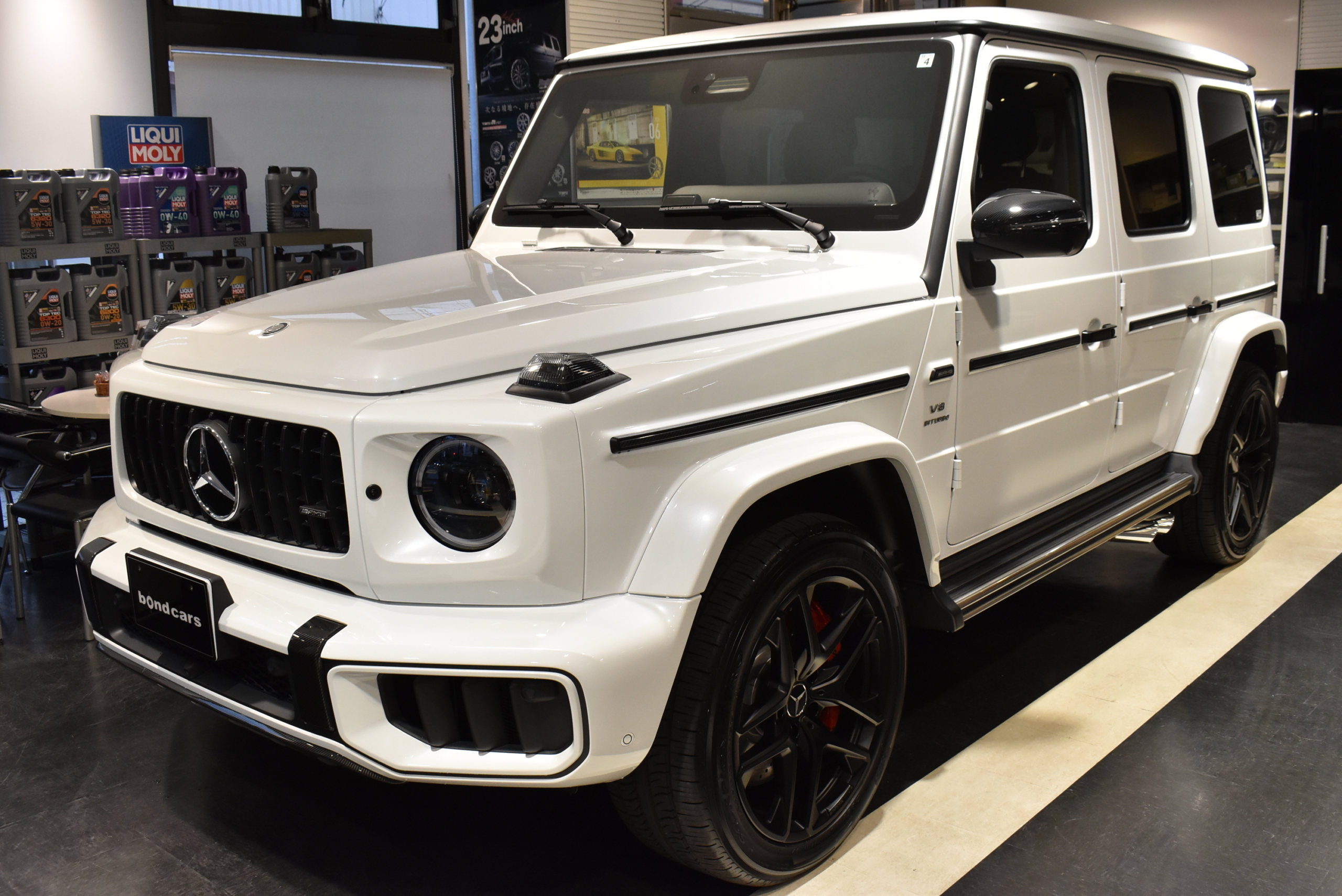 Ｗ４６５　Ｇ６３　登録済未使用車 AMGカーボンファイバーインテリアトリム MANUFAKTURメタリックボディカラー MANUFAKTURプログラムプラス AMGカーボンエクステリアパッケージ 21インチAMGホイール