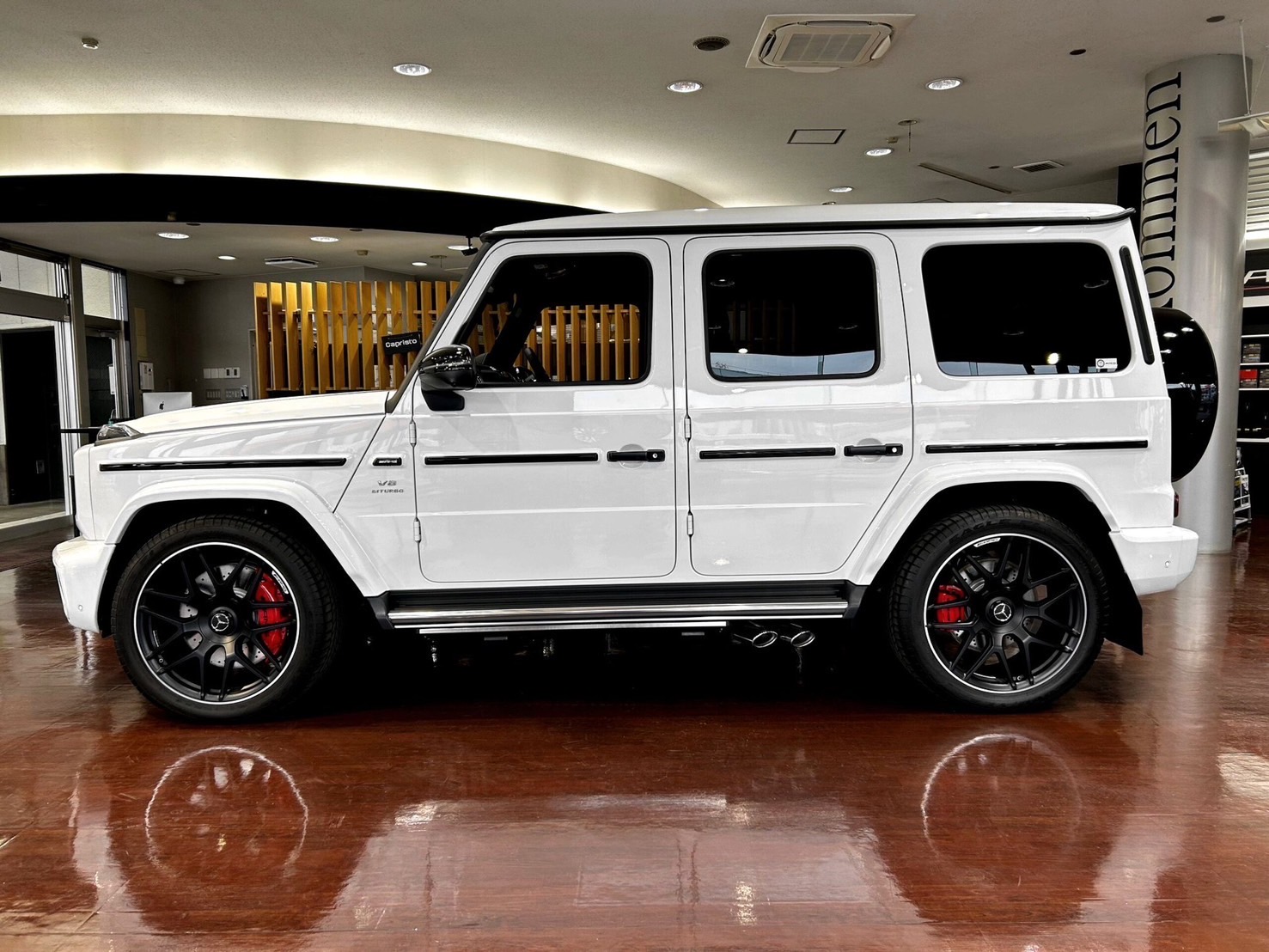 W463A AMG G63 H&R 車高調性　フロント下がり　ダウンサス　カスタム
