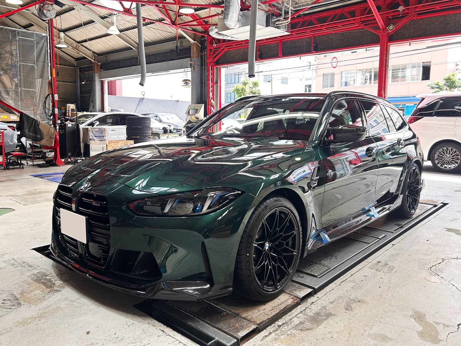 BMW G81 M3ツーリング EIBACH アイバッハ ダウンサス スペーサー
