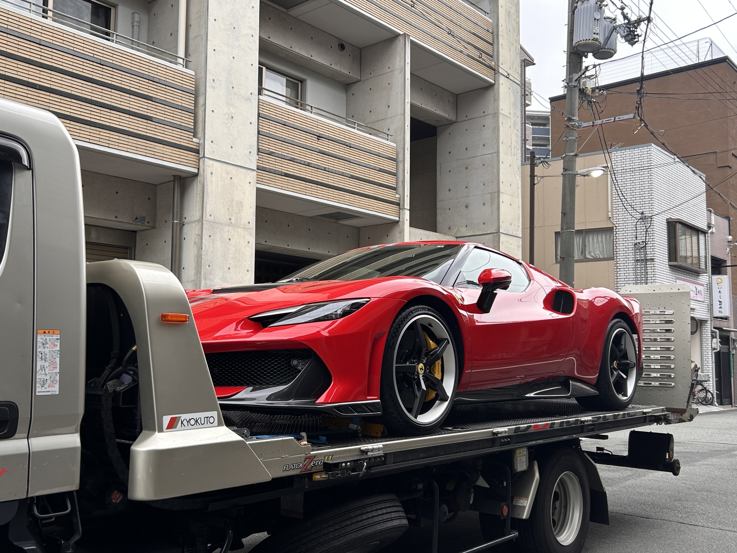フェラーリ　296スペチアーレ　プロテクションフィルム