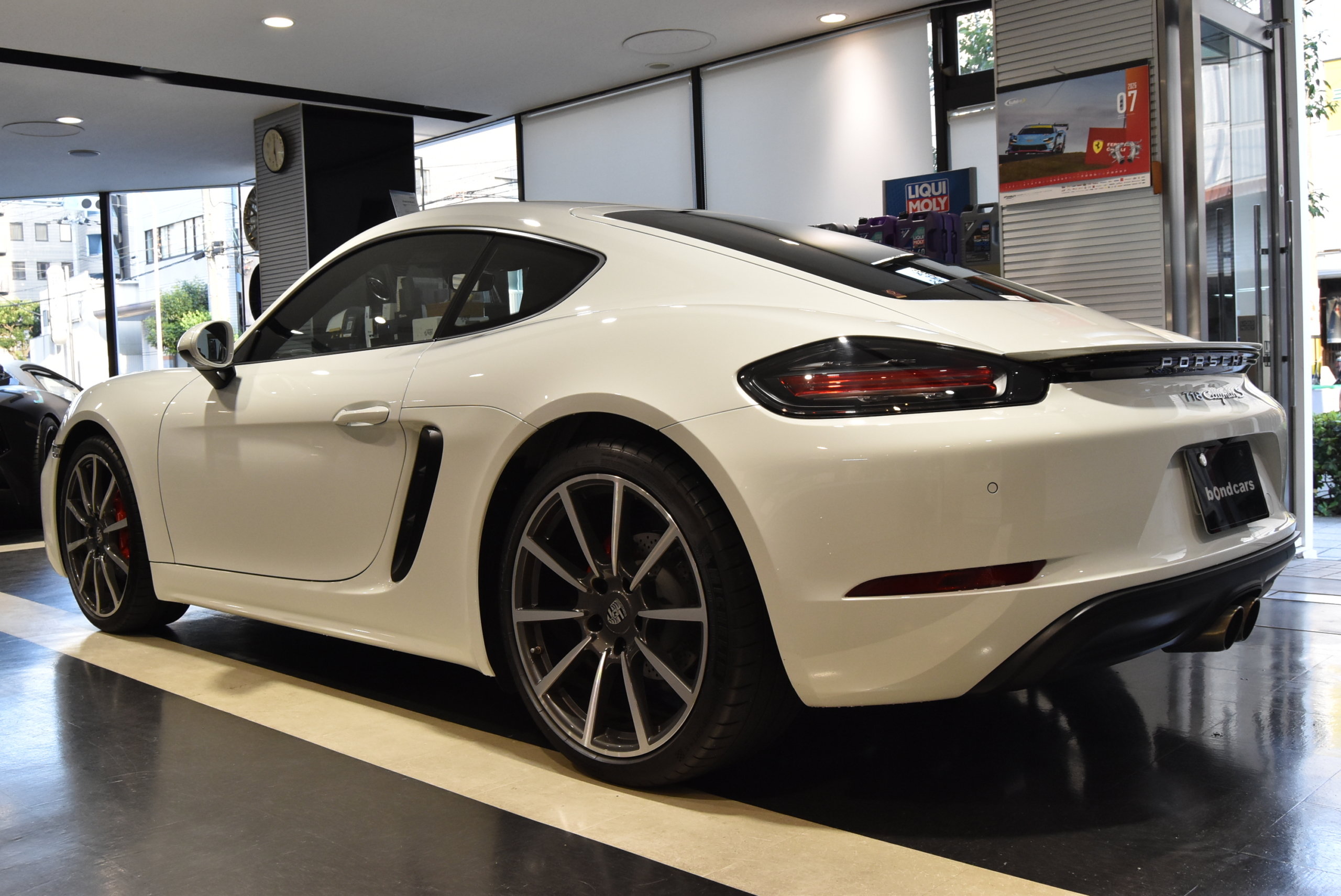 718ケイマンS ポルシェキーレスエントリー&ドライブ スポーツクロノ オートエアコン 電動格納ミラー バックカメラ 20インチAW レッドキャリパー パークセンサー シートヒーター
