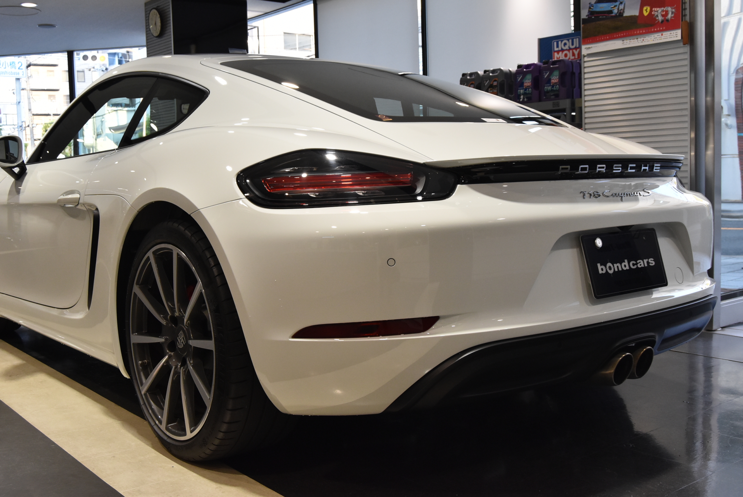 718ケイマンS ポルシェキーレスエントリー&ドライブ スポーツクロノ オートエアコン 電動格納ミラー バックカメラ 20インチAW レッドキャリパー パークセンサー シートヒーター