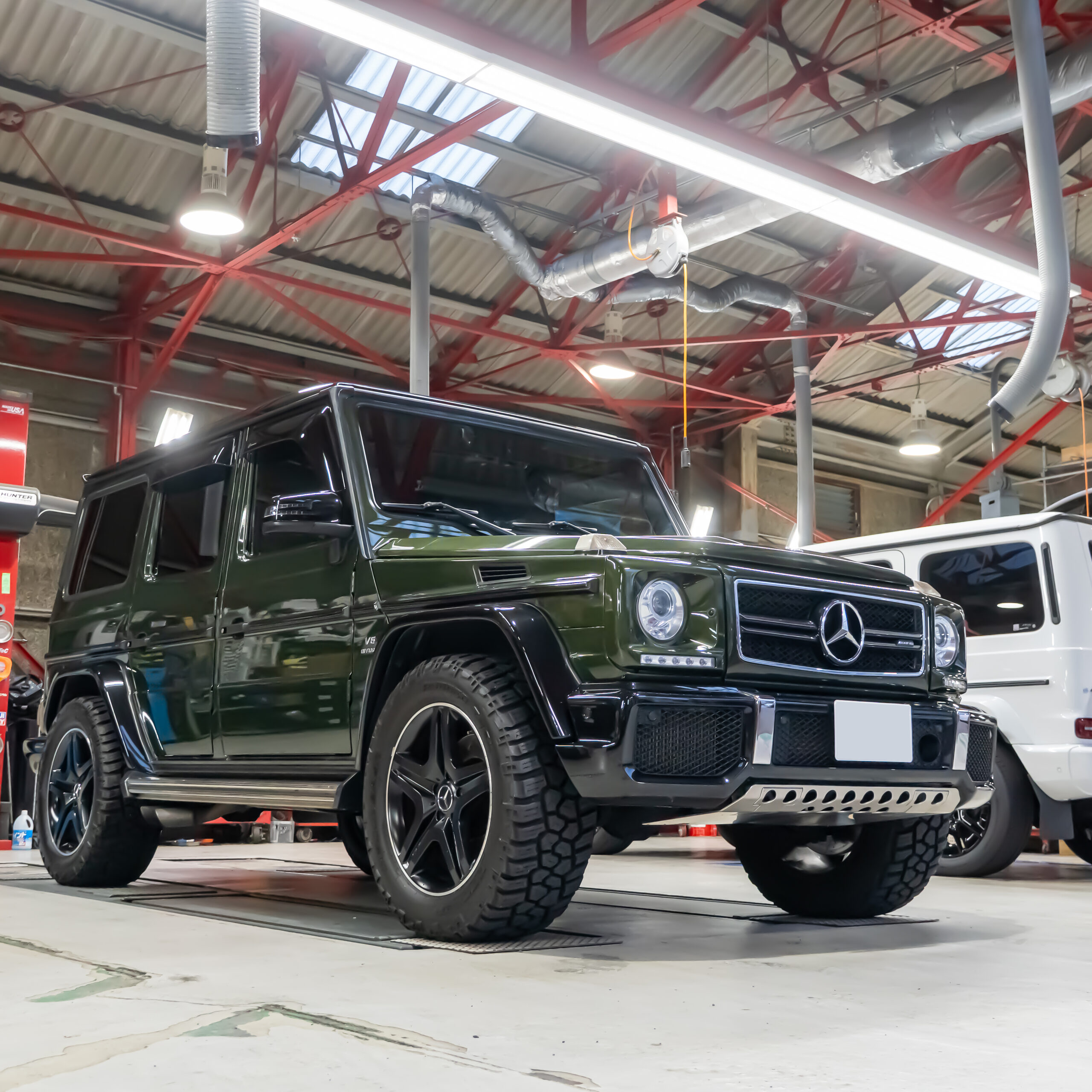 ゲレンデ G63 修理 ゴツゴツタイヤ