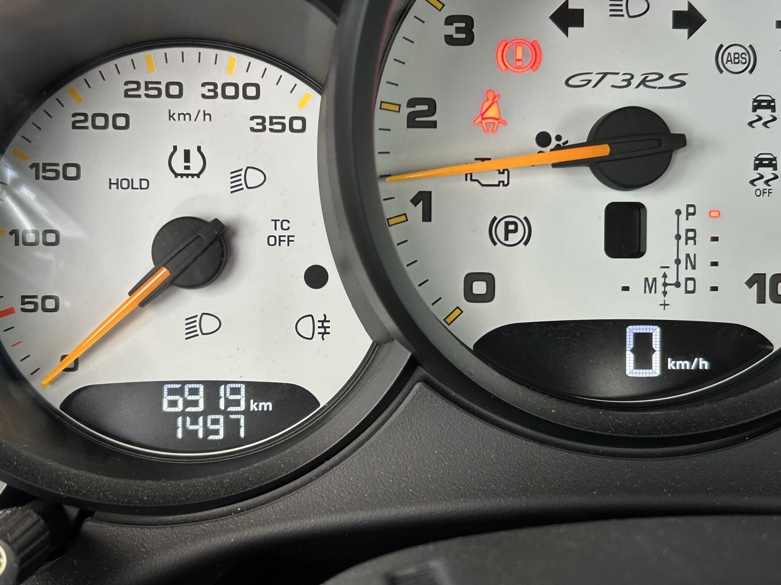 991.2 GT3RS クラブスポーツパッケージ LEDブラックヘッドライト スポーツクロノパッケージ フロントフルプロテクション デジタルインナーミラー