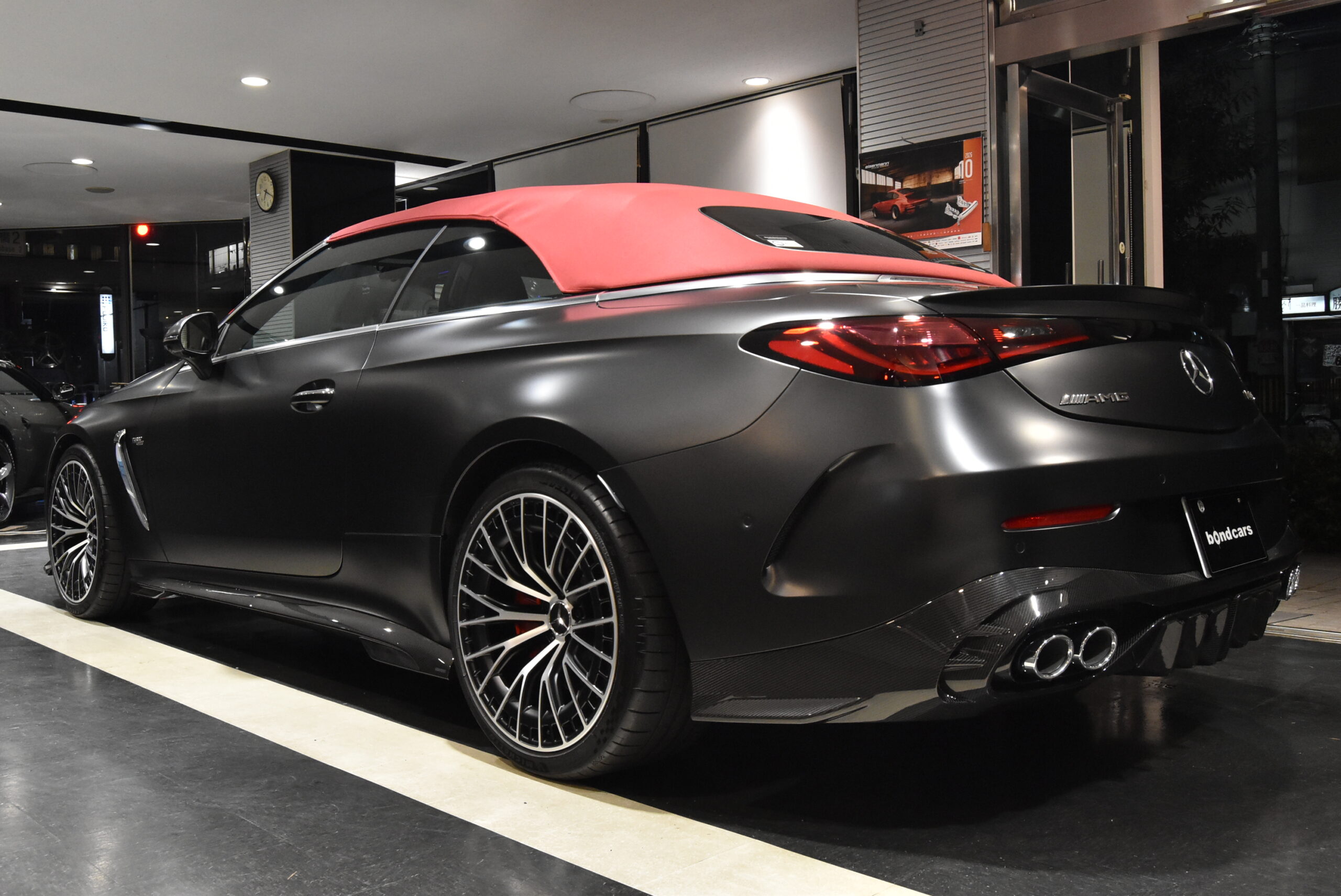 メルセデスAMG　CLE53　カブリオレ　ワンオーナー ダイナミックパッケージ エクスクルーシブパッケージ レッドソフトトップ SOOQOOカーボンエアロ