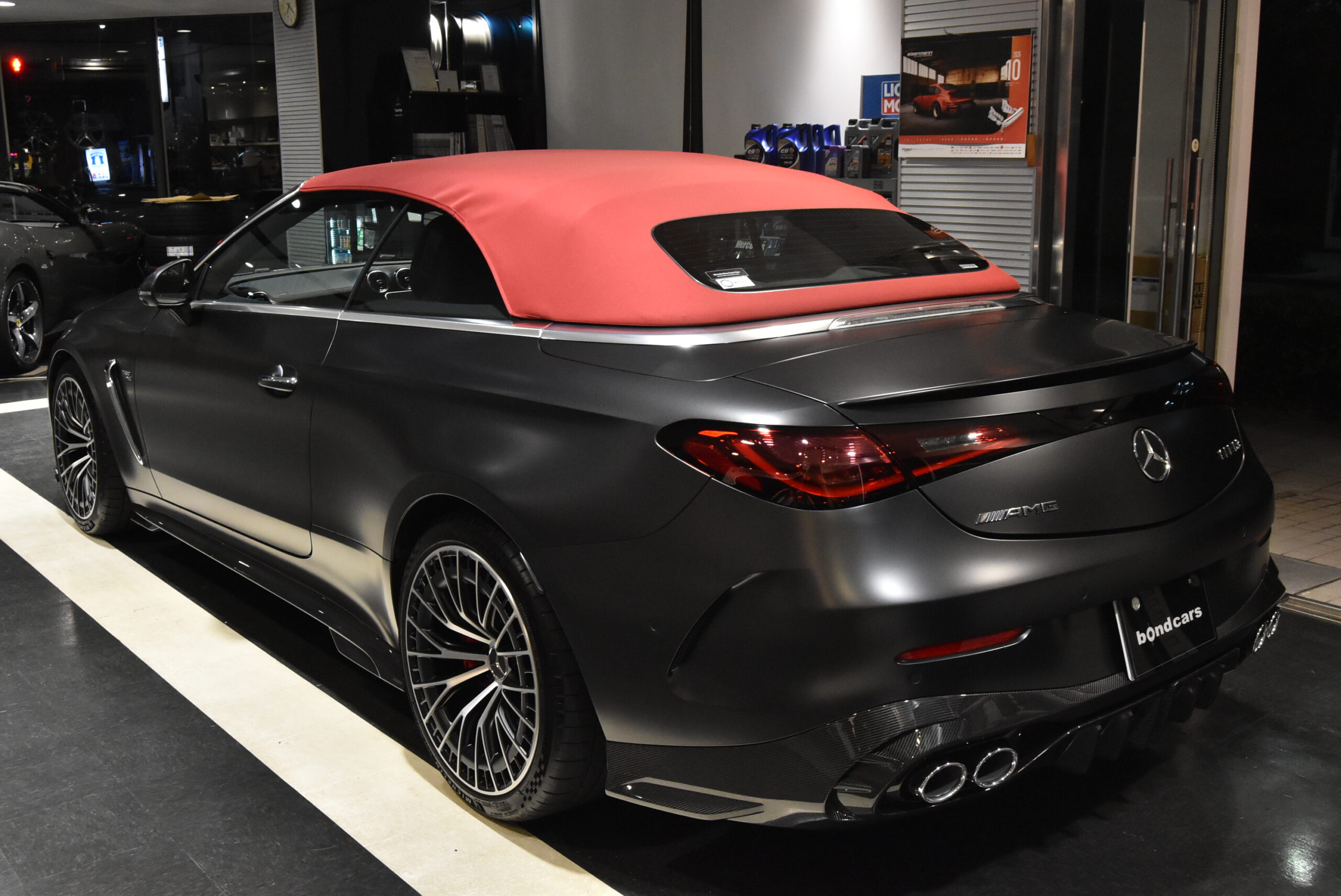 メルセデスAMG　CLE53　カブリオレ　ワンオーナー ダイナミックパッケージ エクスクルーシブパッケージ レッドソフトトップ SOOQOOカーボンエアロ