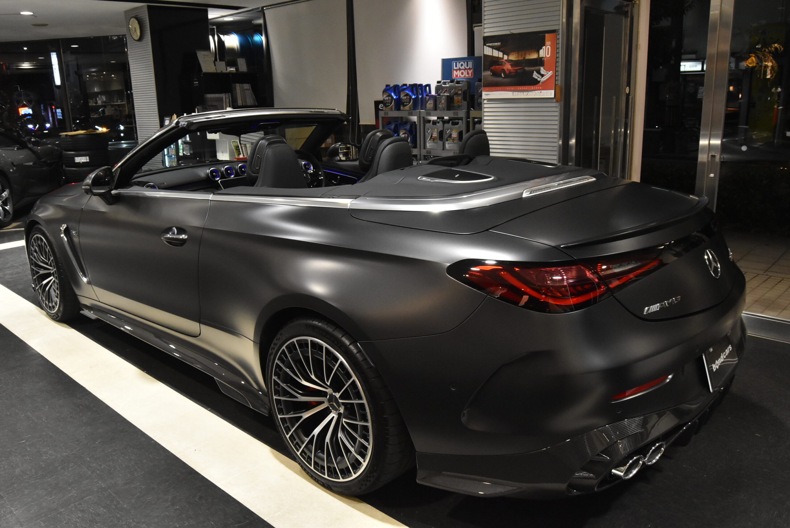 メルセデスAMG　CLE53　カブリオレ　ワンオーナー ダイナミックパッケージ エクスクルーシブパッケージ レッドソフトトップ SOOQOOカーボンエアロ
