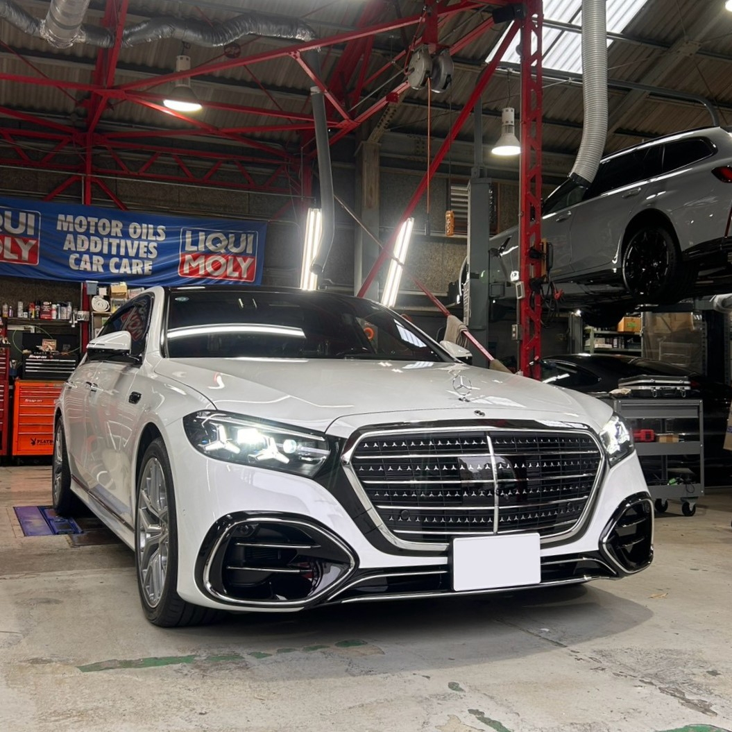 Ｗ223　後期　S580 ブレーキパッド交換