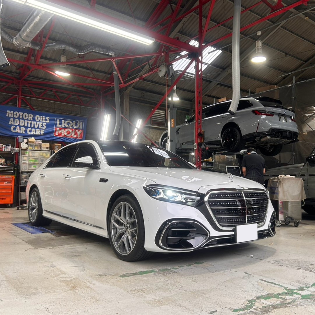 Ｗ223　後期　S580 ブレーキパッド交換