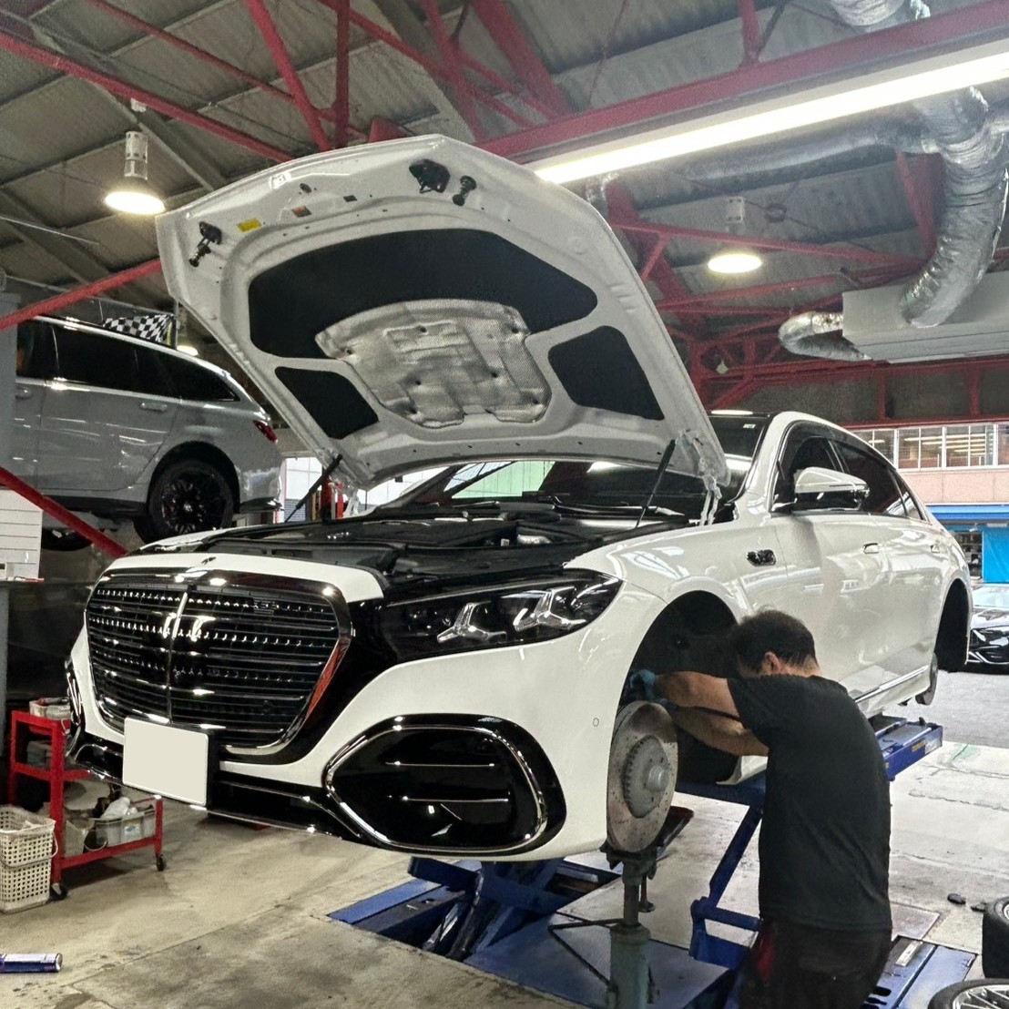 Ｗ223　後期　S580 ブレーキパッド交換