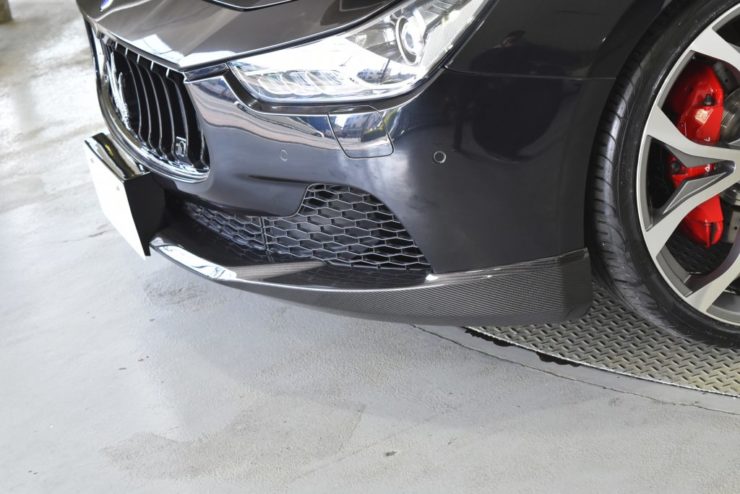 GHIBLI NOVITEC フロントスポイラー カーボン