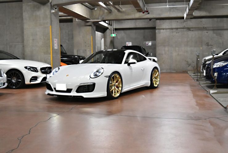 991.2 テックアート HRE ビルシュタイン 車高調 各部ペイント