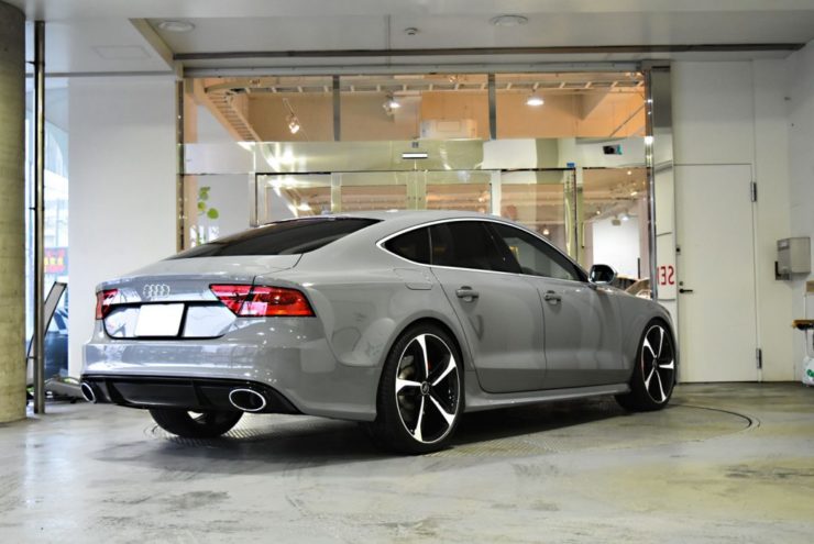 アウディ　RS7　ローダウン　ホイールペイント　A7　S7　RS6　