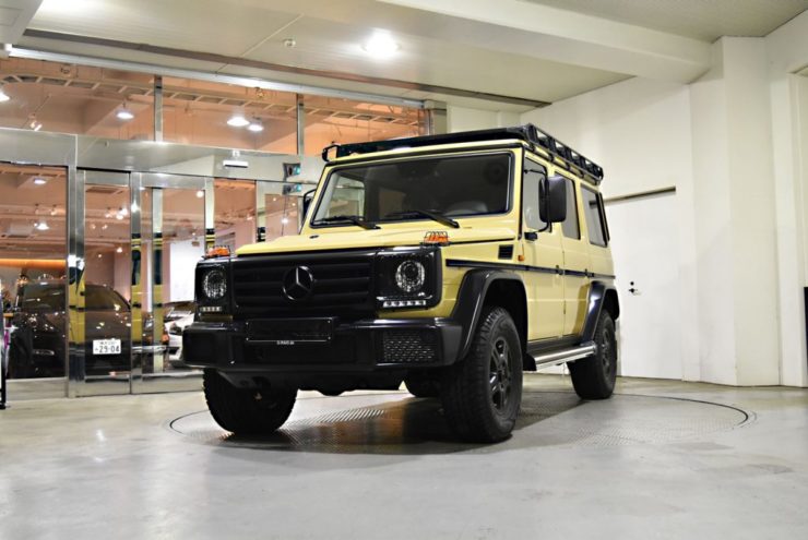 G350dプロフェッショナル　W463　ゲレンデヴァーゲン　ブラックアウト　各部ペイント