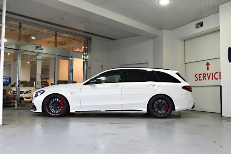 C63S　ローダウン　ダウンスプリング　スペーサー