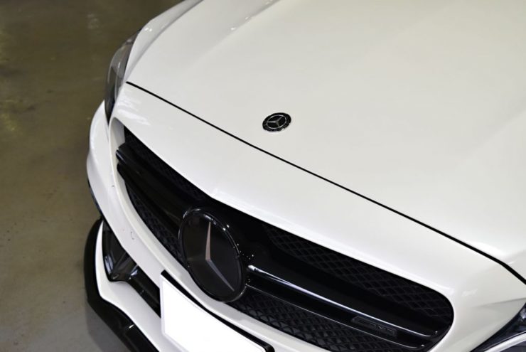 C63　ブラックアウト　ローダウン　ロワリング　グリル