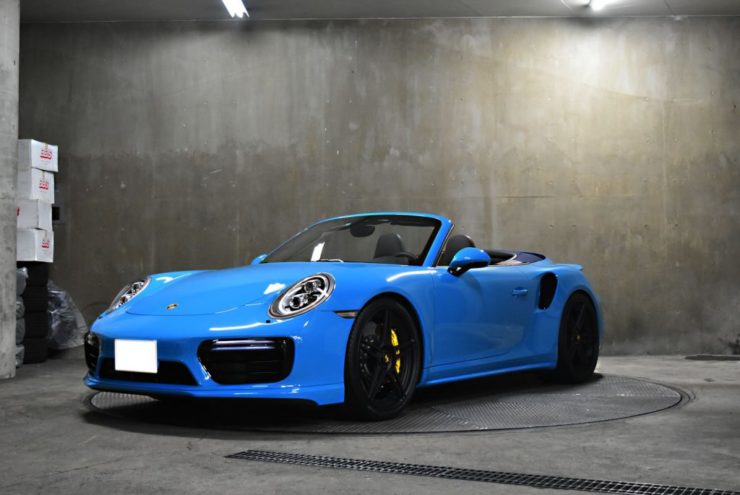 ポルシェ　991　991ターボ　カブリ　ローダウン　車高調