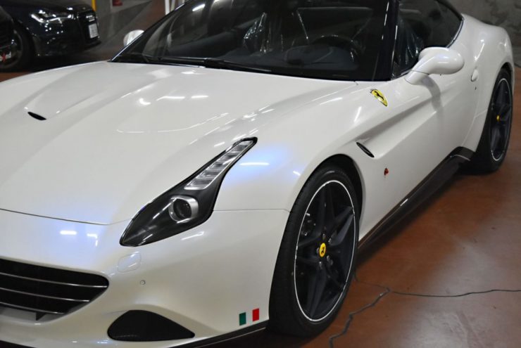 フェラーリ　カリフォルニアT　プロテクションフィルム　ローダウン　レーダー