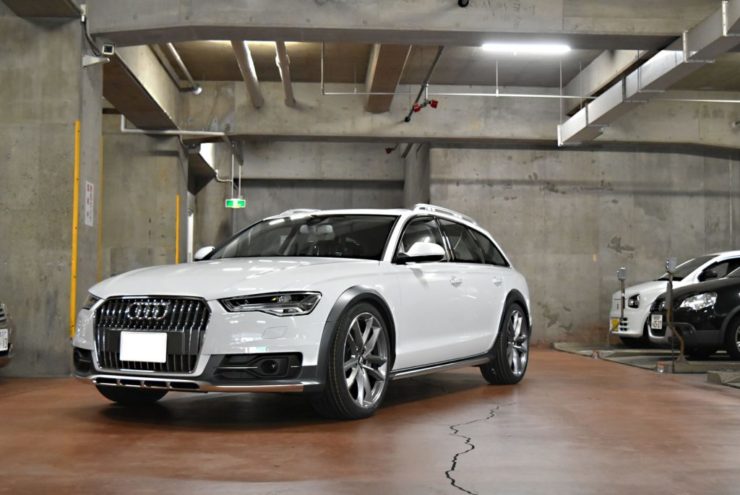 アウディ　A6オールロード　21インチ　S8　ホイール　ローダウン